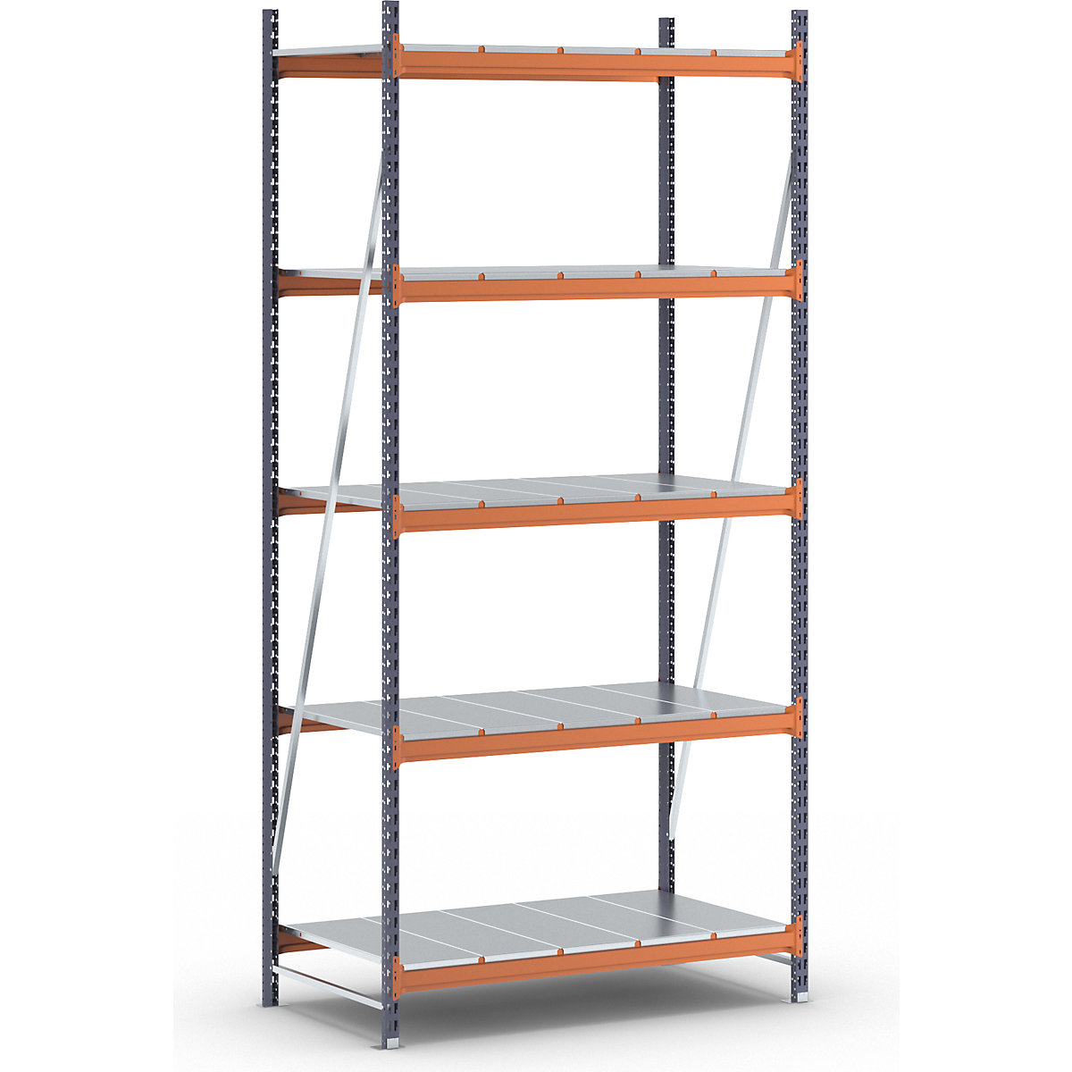 Scaffale a ripiani lunghi