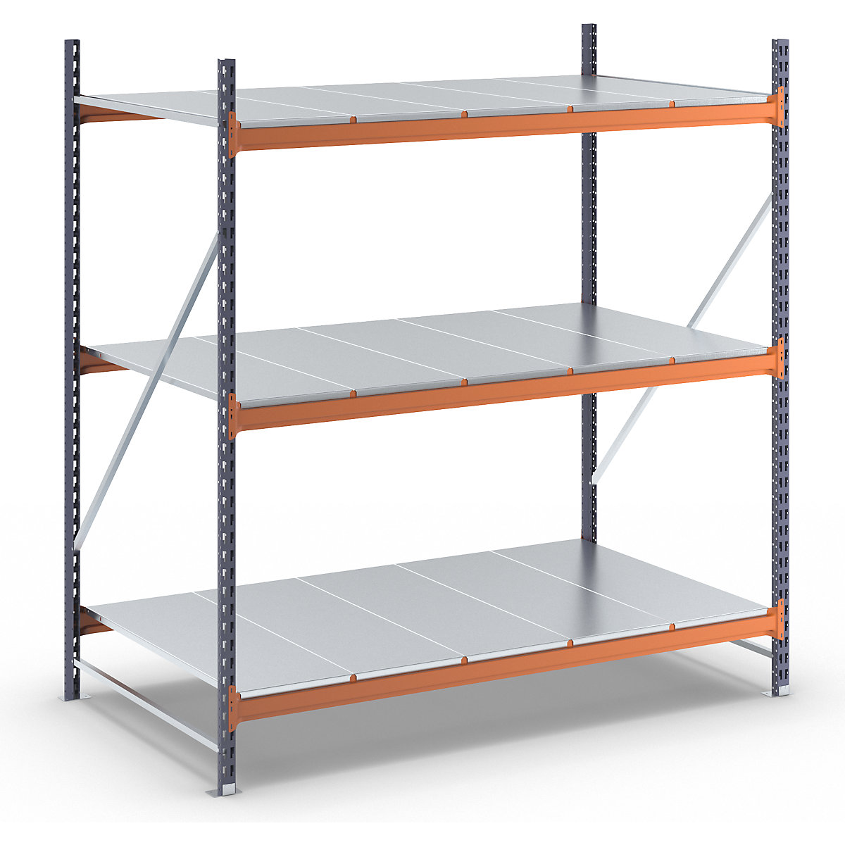 Scaffale a ripiani lunghi