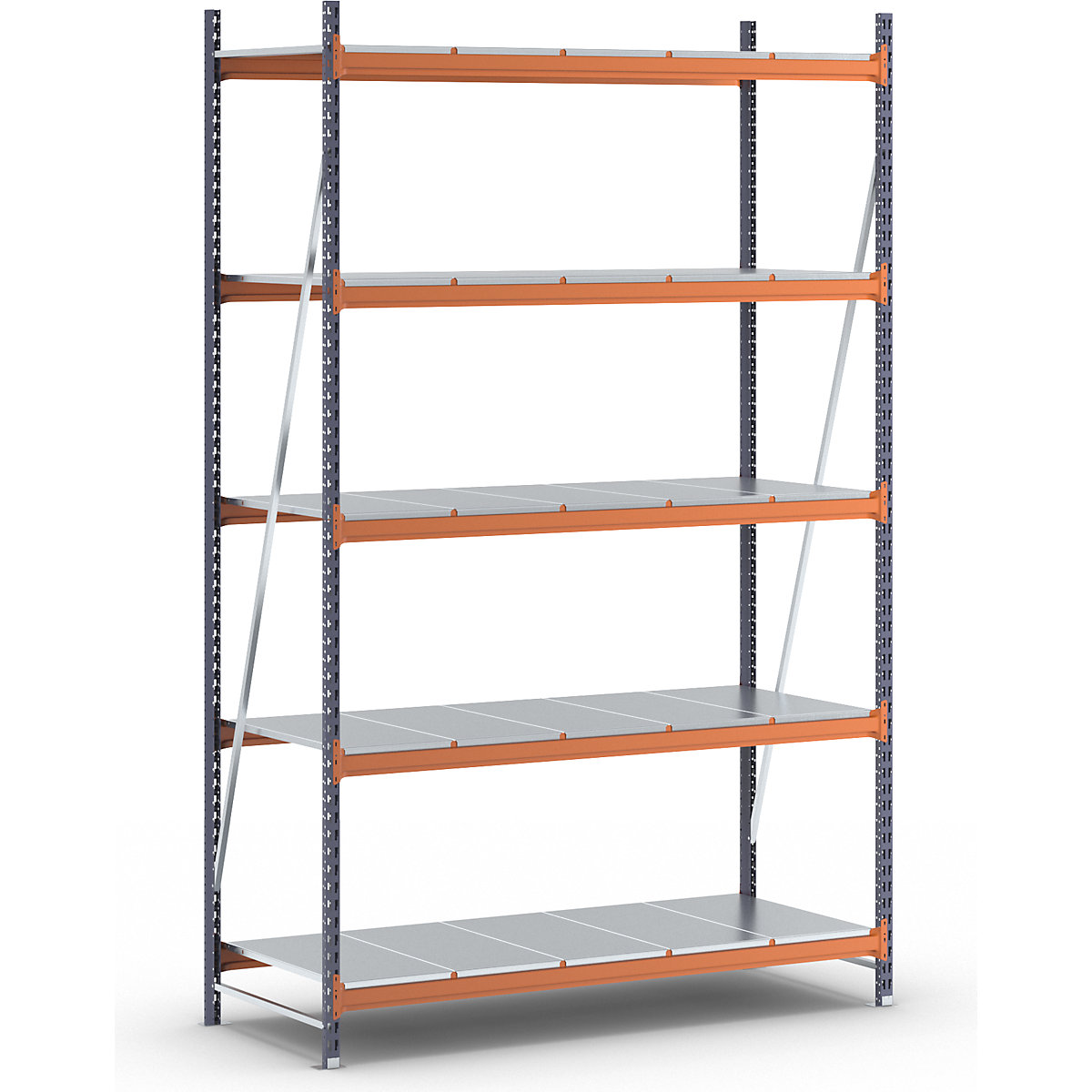 Scaffale a ripiani lunghi