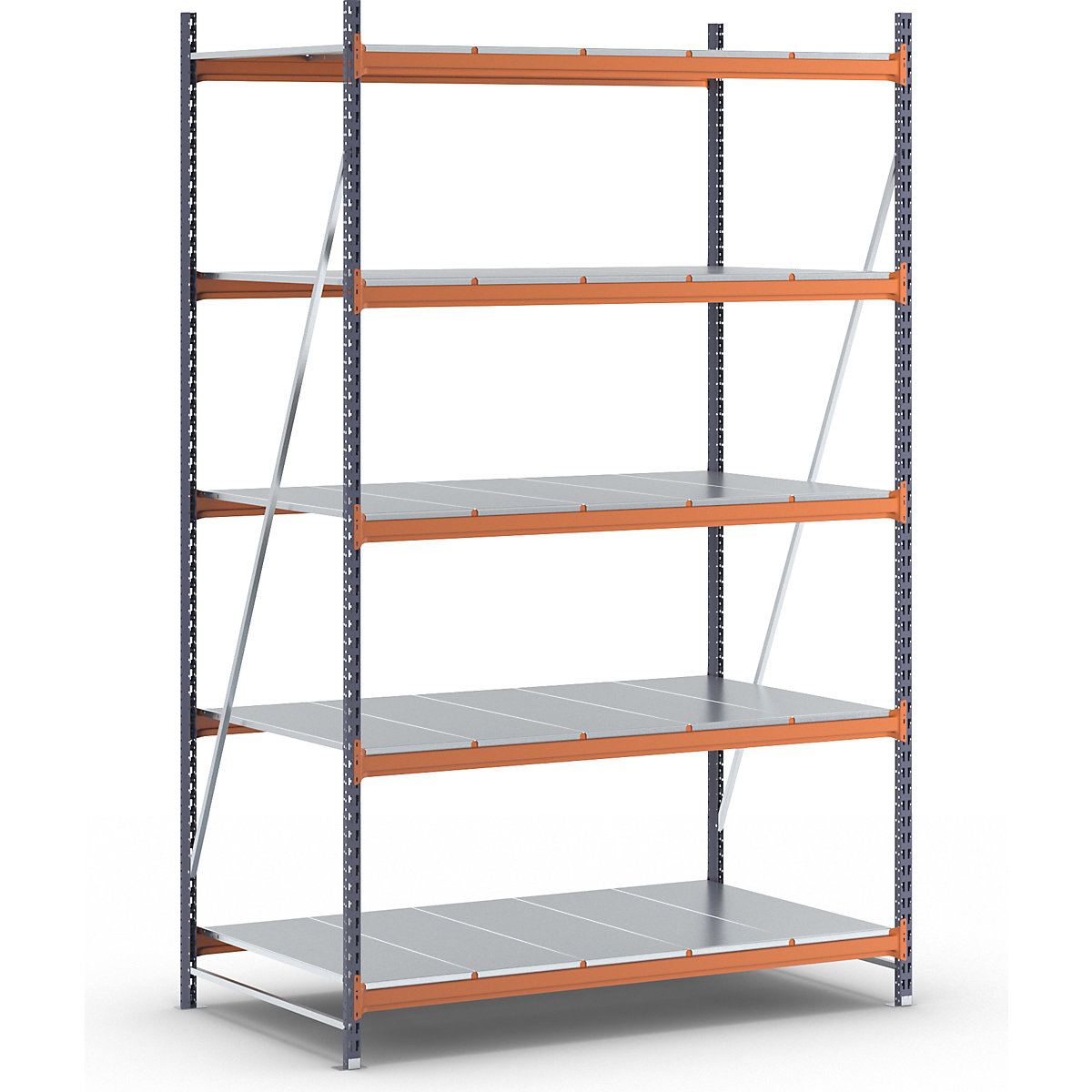 Scaffale a ripiani lunghi