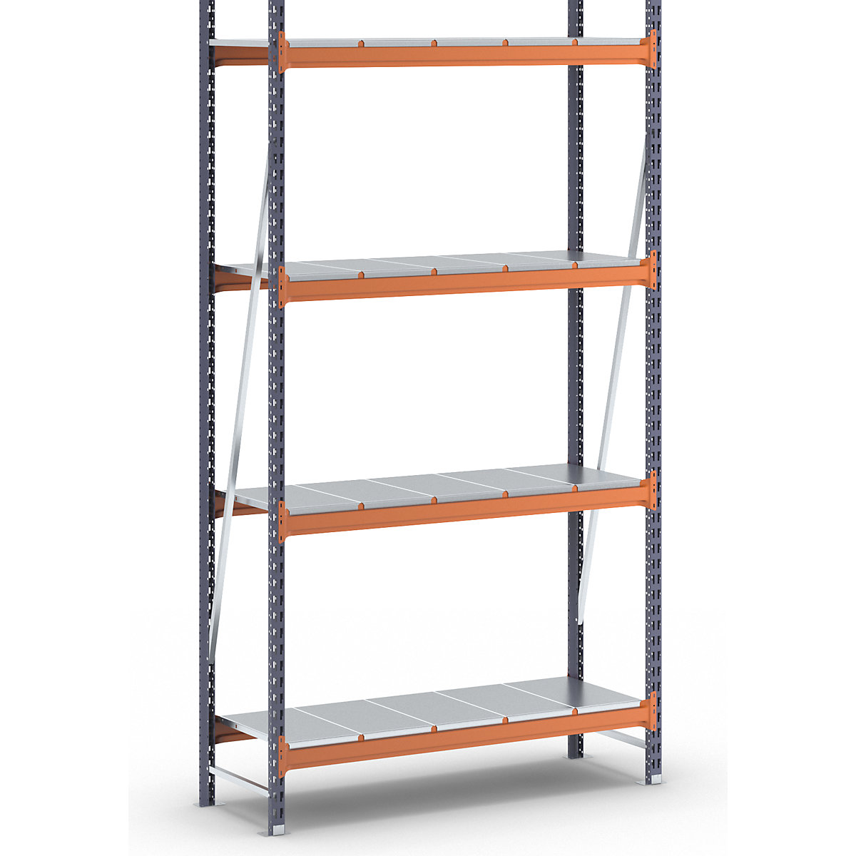 Scaffale a ripiani lunghi