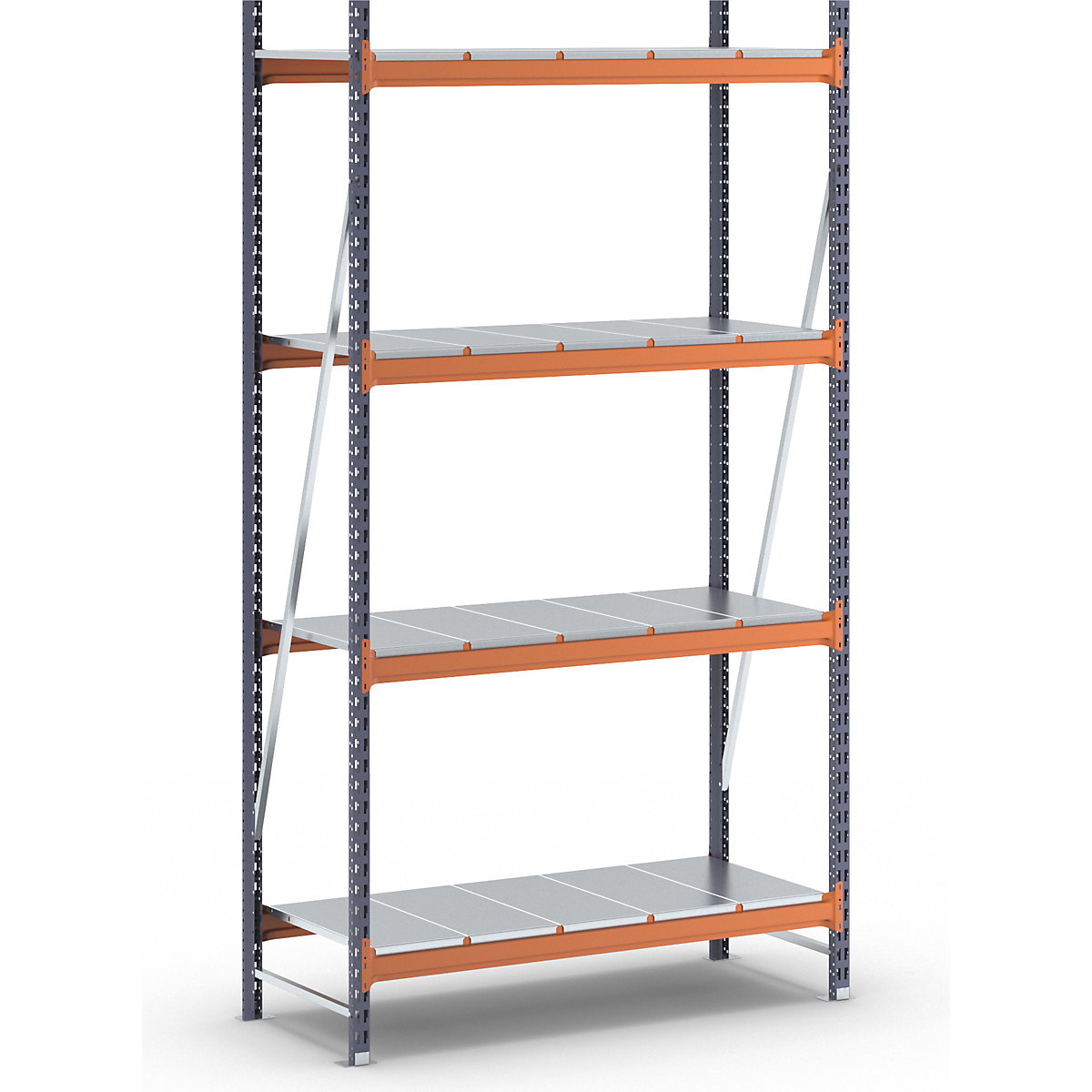 Scaffale a ripiani lunghi