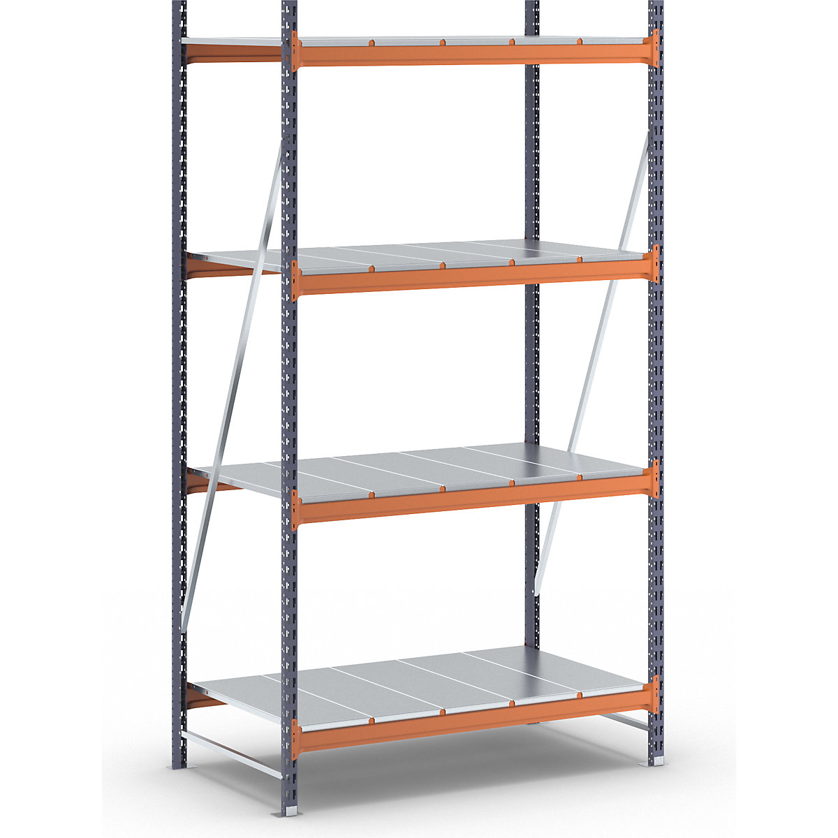 Scaffale a ripiani lunghi