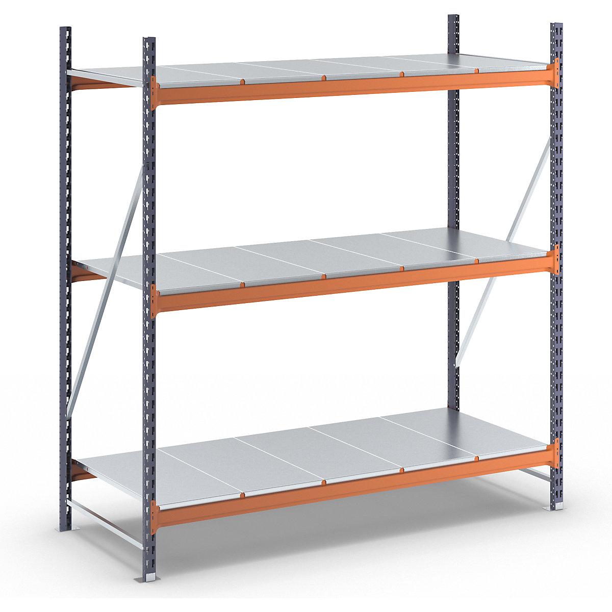 Scaffale a ripiani lunghi