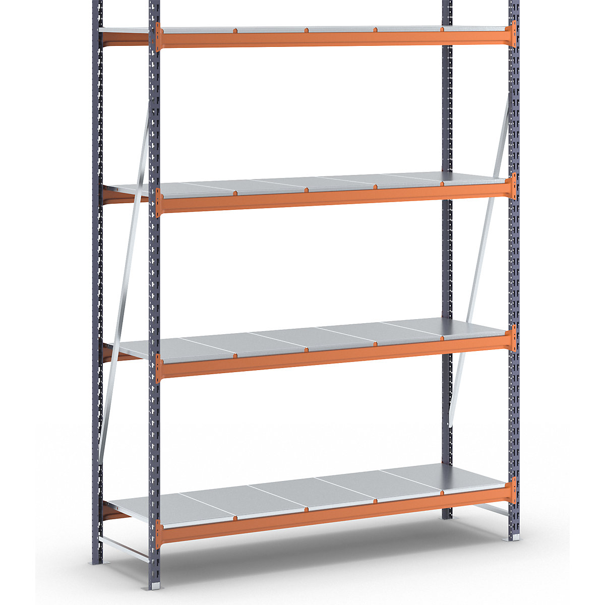 Scaffale a ripiani lunghi