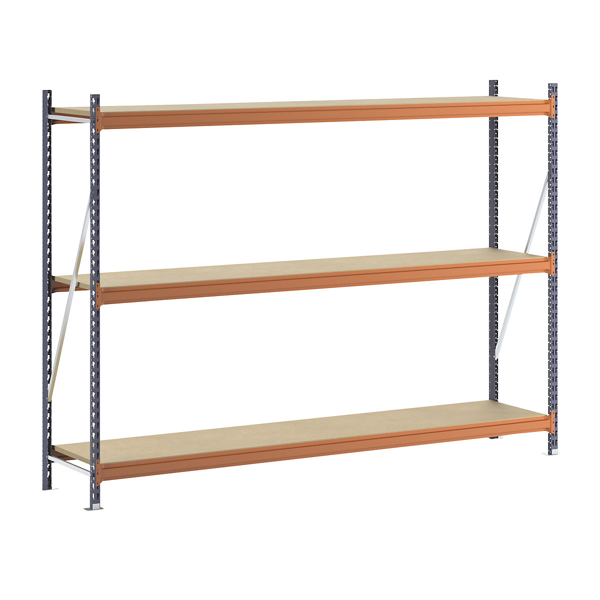 Scaffale a ripiani lunghi