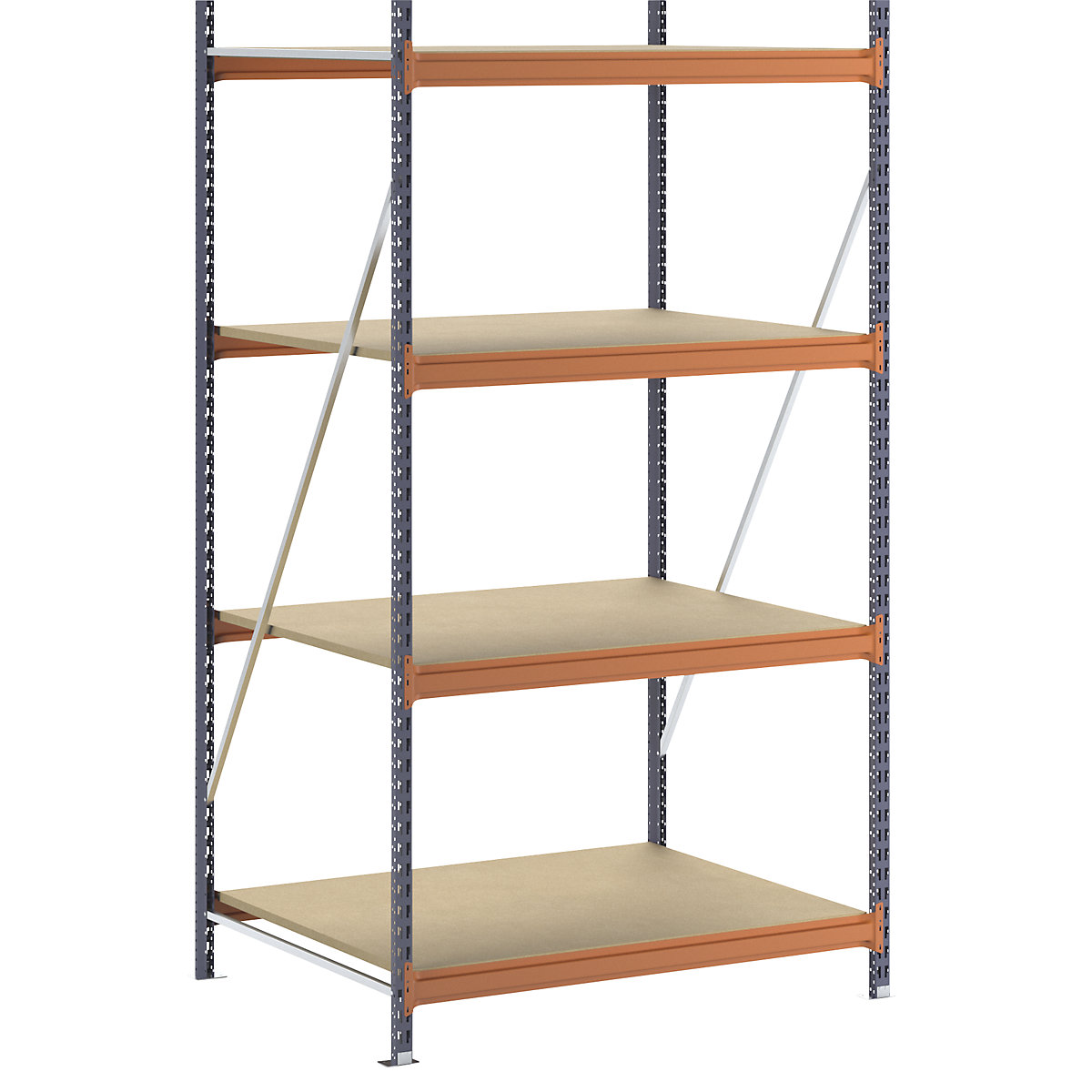 Scaffale a ripiani lunghi