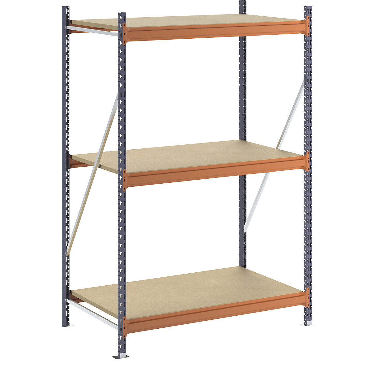 Scaffale a ripiani lunghi