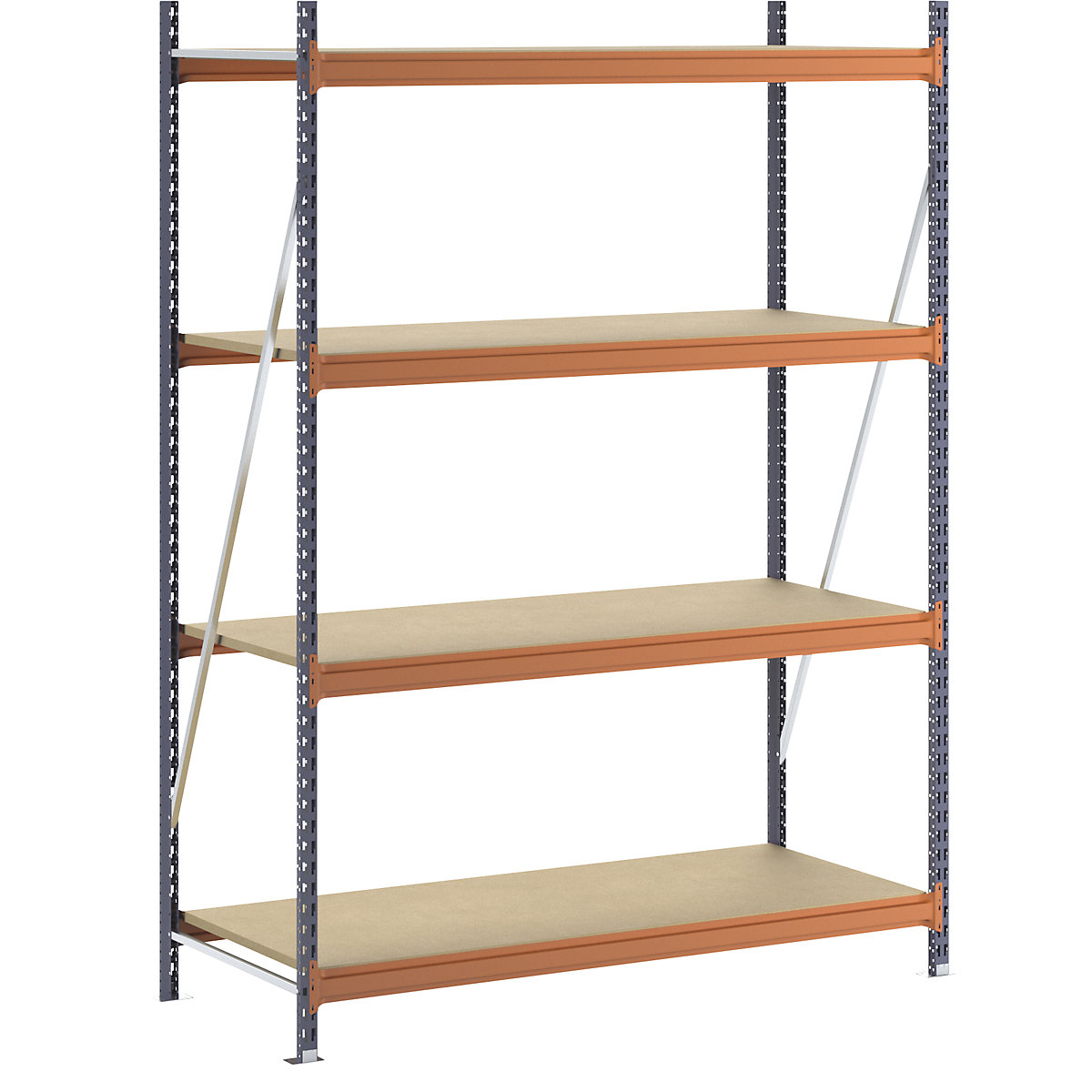 Scaffale a ripiani lunghi