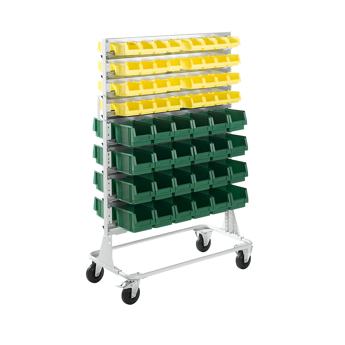 Scaffale con rotelle, altezza 1588 mm