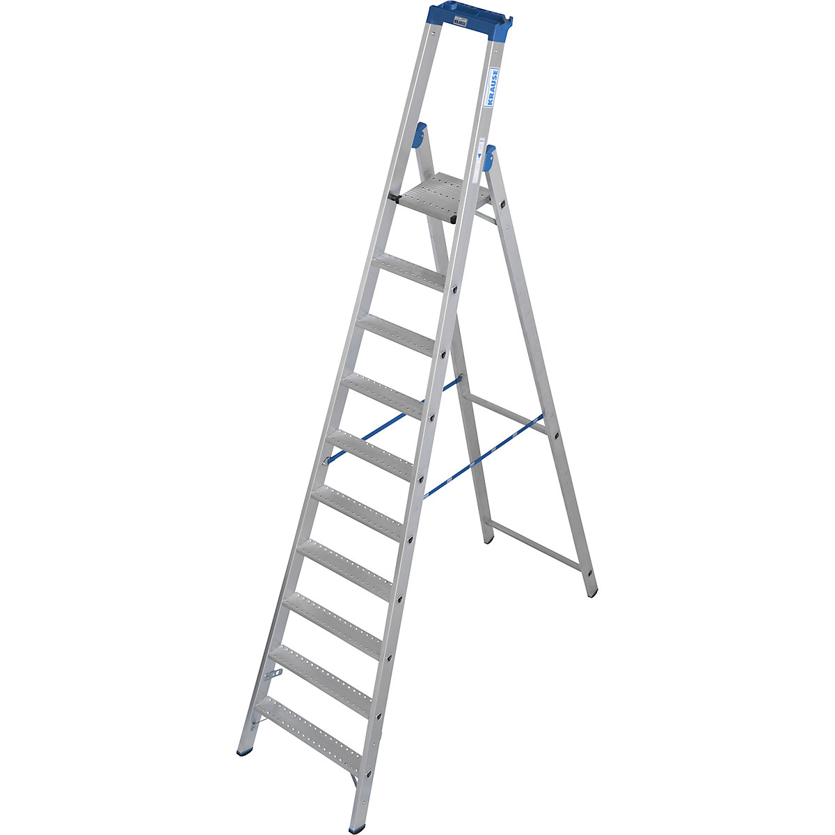 Scala a libro a gradini in alluminio, con resistenza allo scivolamento R13 – KRAUSE