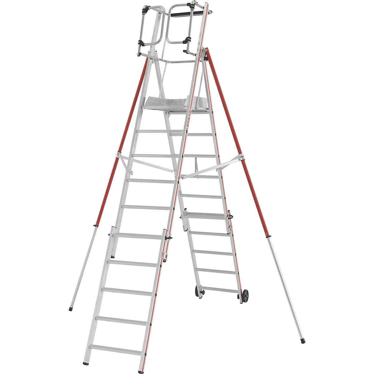 Scala in alluminio a piattaforma – HYMER