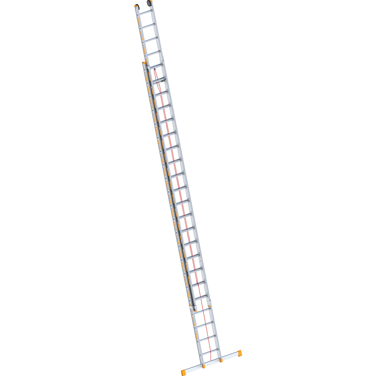 Scala estraibile in alluminio – Layher, 2 elementi, estraibile, incl. traversa, 2 x 22 pioli-3