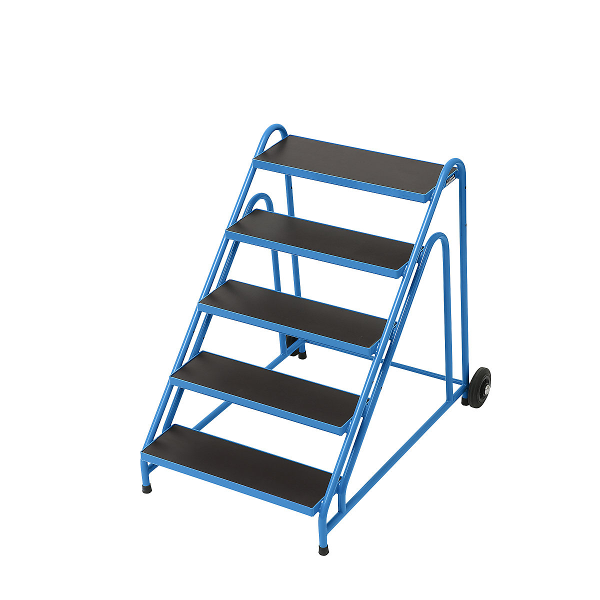 Scaletta per lavori di montaggio – eurokraft pro, gradini con pannello fenolico zigrinato, 5 gradini-22