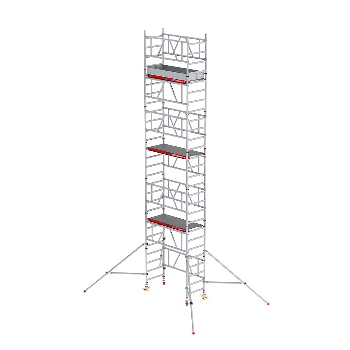 Trabattello a montaggio rapido MiTOWER Plus – Altrex, piattaforma in Fiber-Deck®, altezza di lavoro 8 m-3
