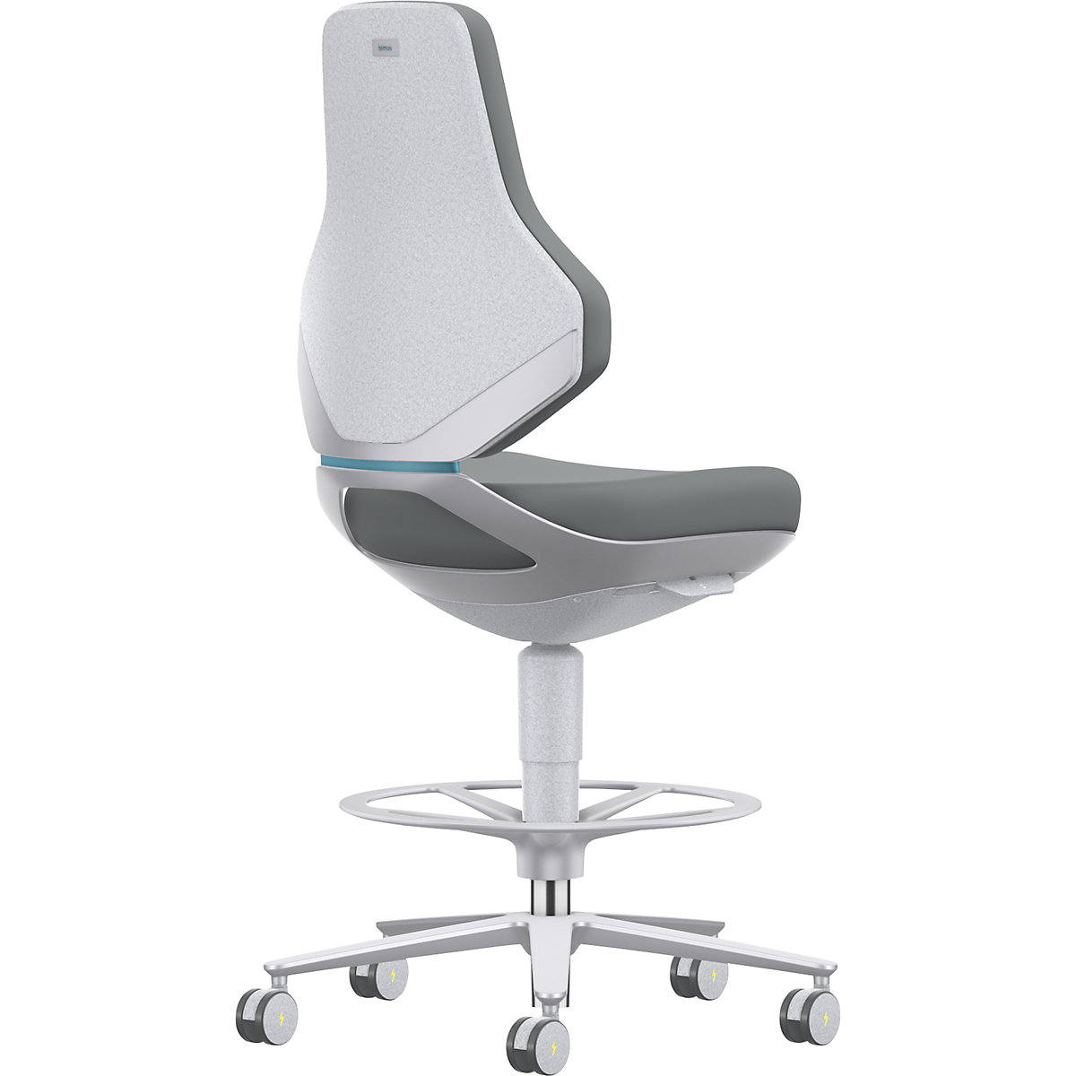 Scaun rotativ de lucru pentru cameră sterilă TEXON – bimos (Imagine produs 2)-1