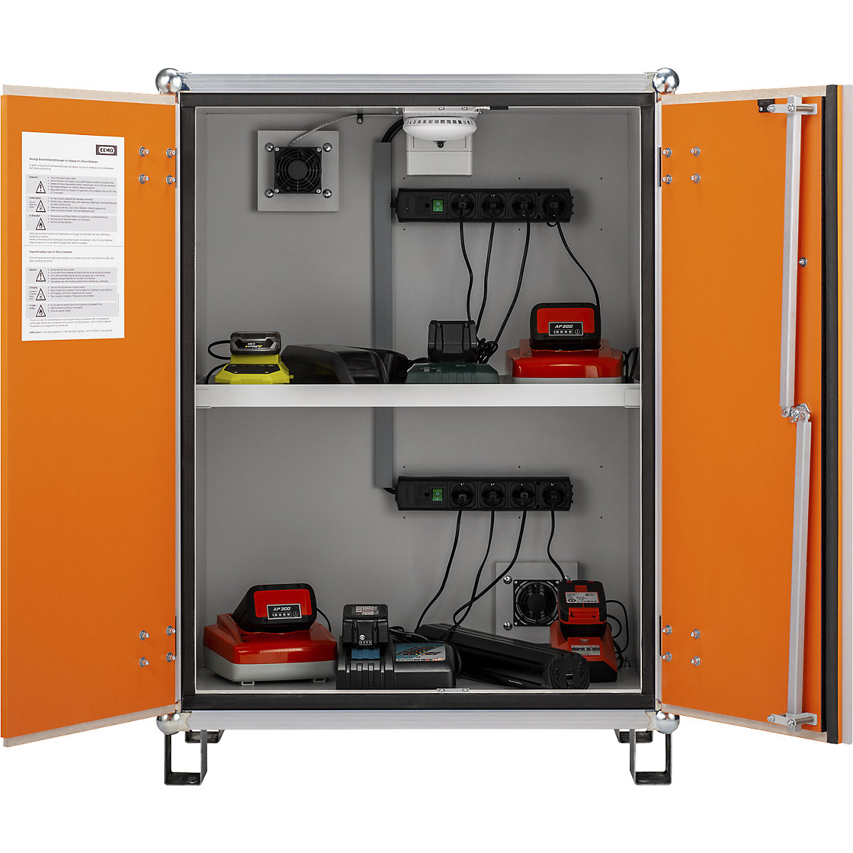 Akku-Sicherheits-Ladeschrank BASIC CEMO (Produktabbildung 3)-2