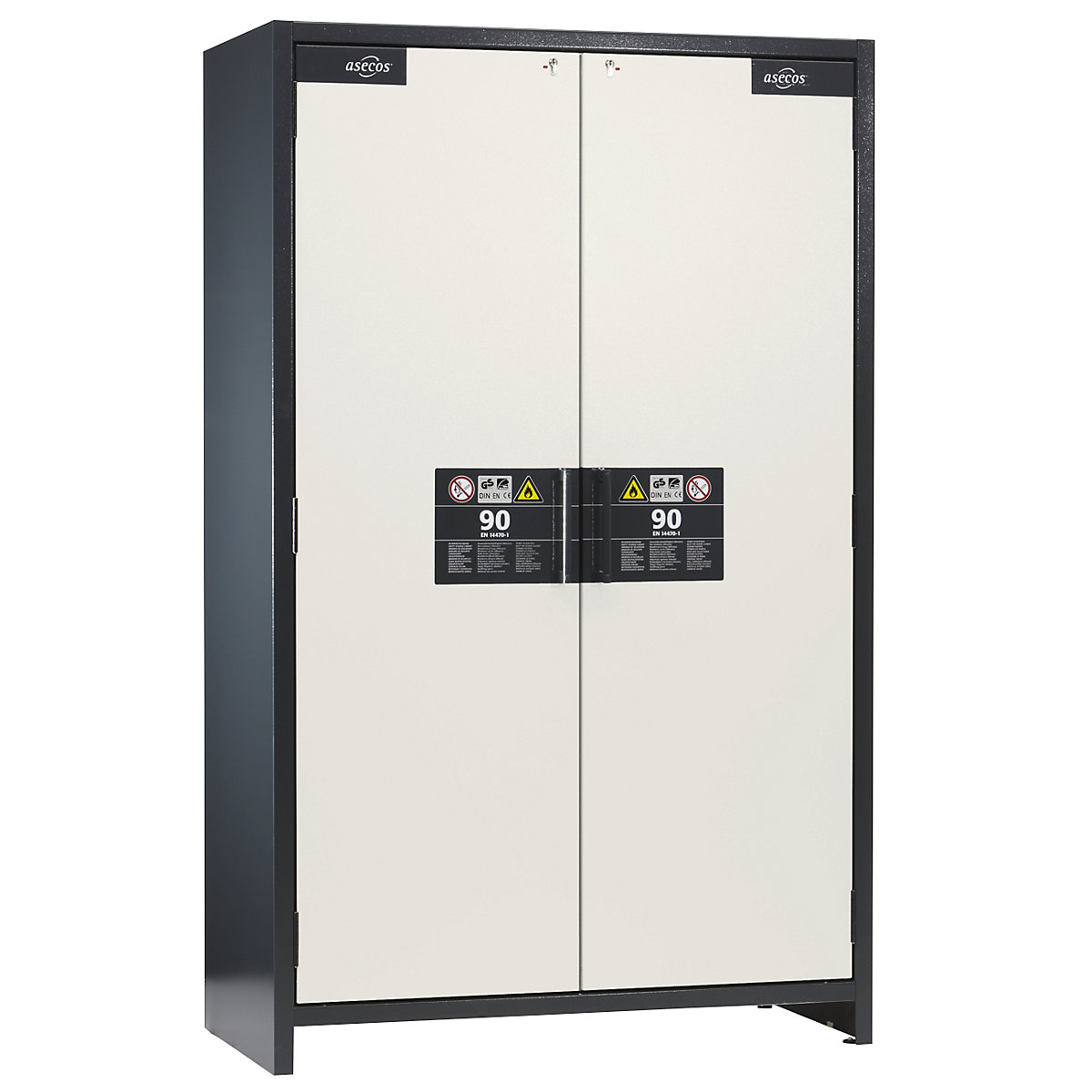 Feuerbeständiger Industrie-Gefahrstoffschrank Typ 90 asecos
