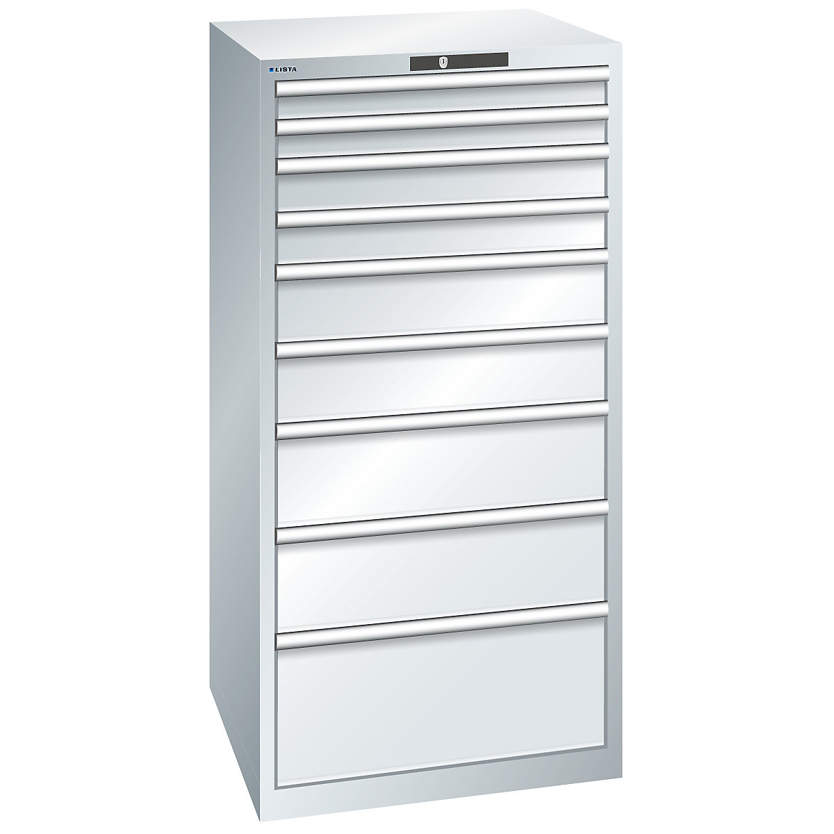 Schubladenschrank, 9 Schubladen LISTA (Produktabbildung 4)-3