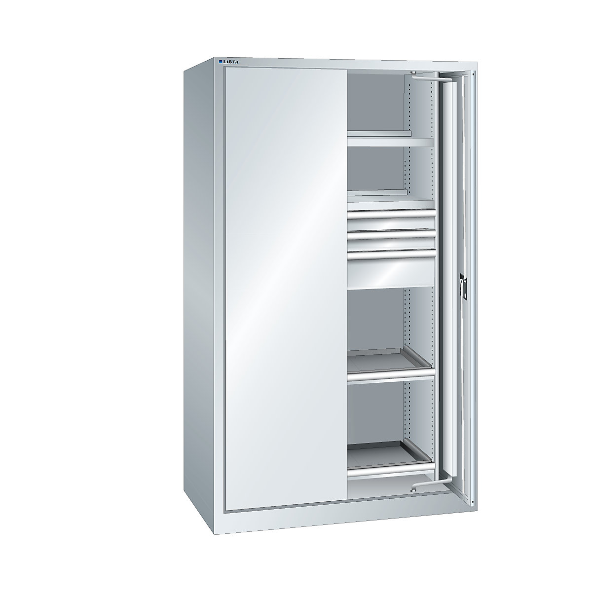 Schwerlasteinschwenktürenschrank LISTA (Produktabbildung 5)-4