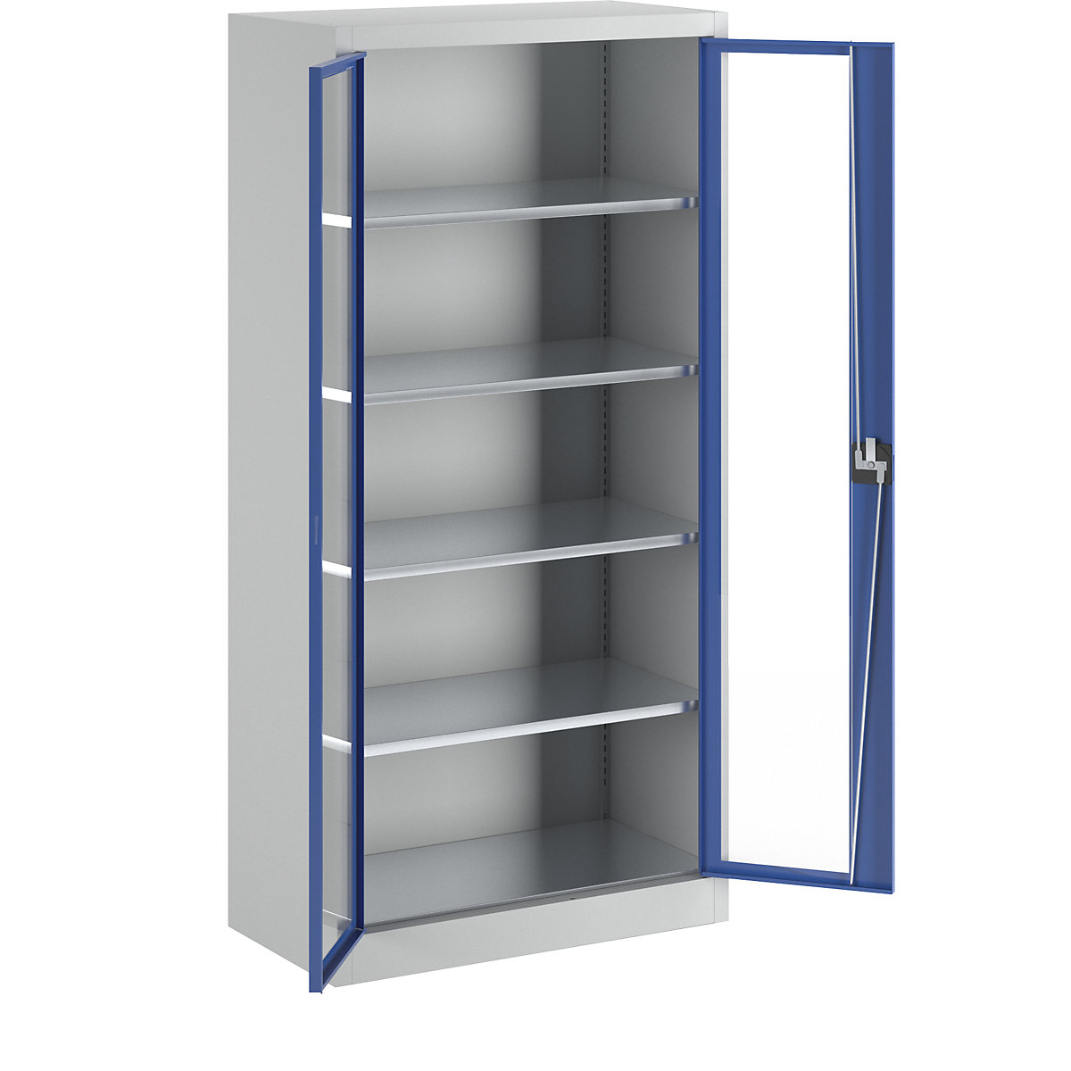 Sichtfenster-Flügeltürschrank mauser