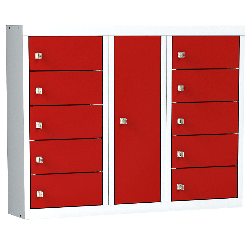 LISTA Akku-Ladeschrank mit Schließfächern: mit 2 x 4 Fächern | KAISER