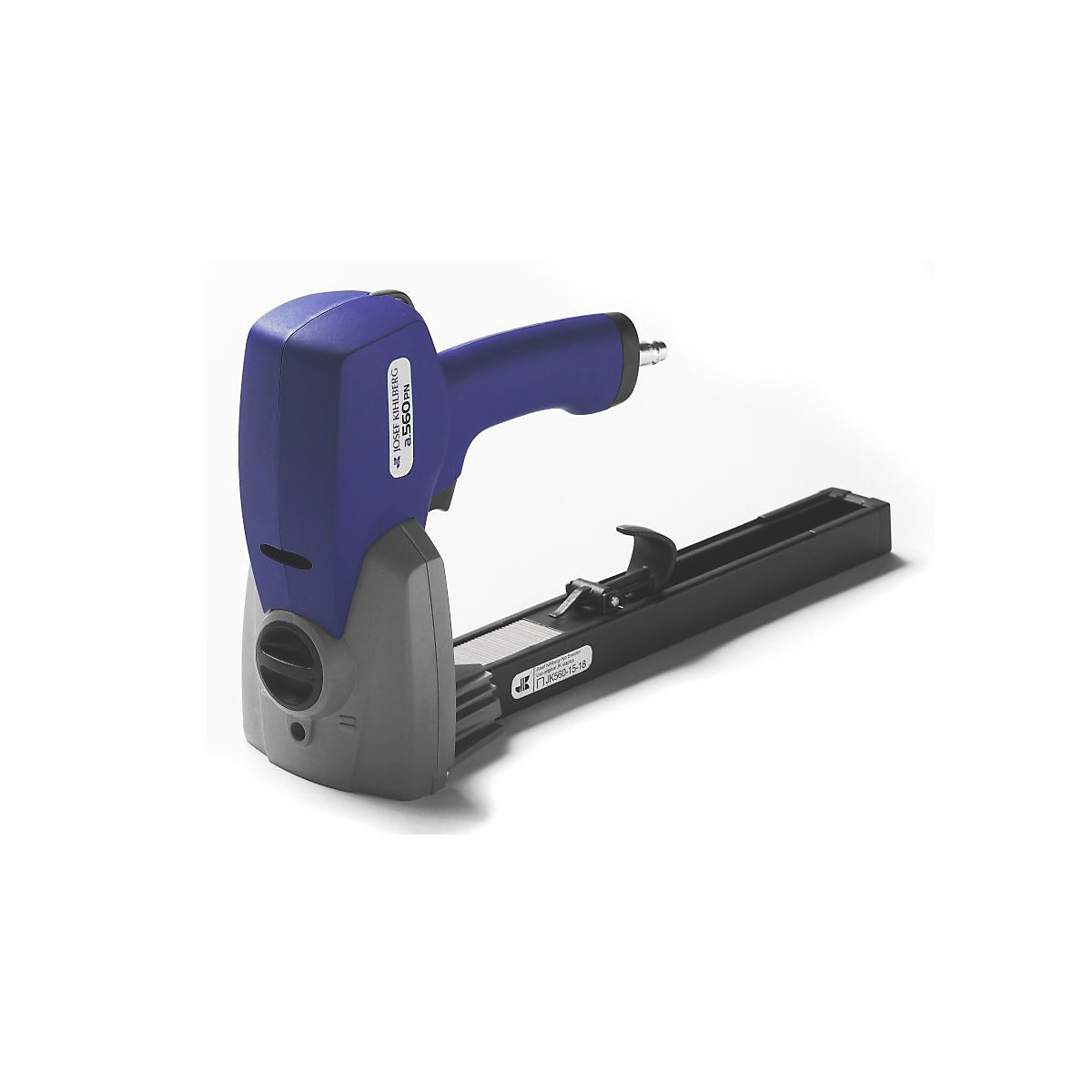 Handheld sealing stapler, for joining cardboard, pneumatic for staples 22 mm-2