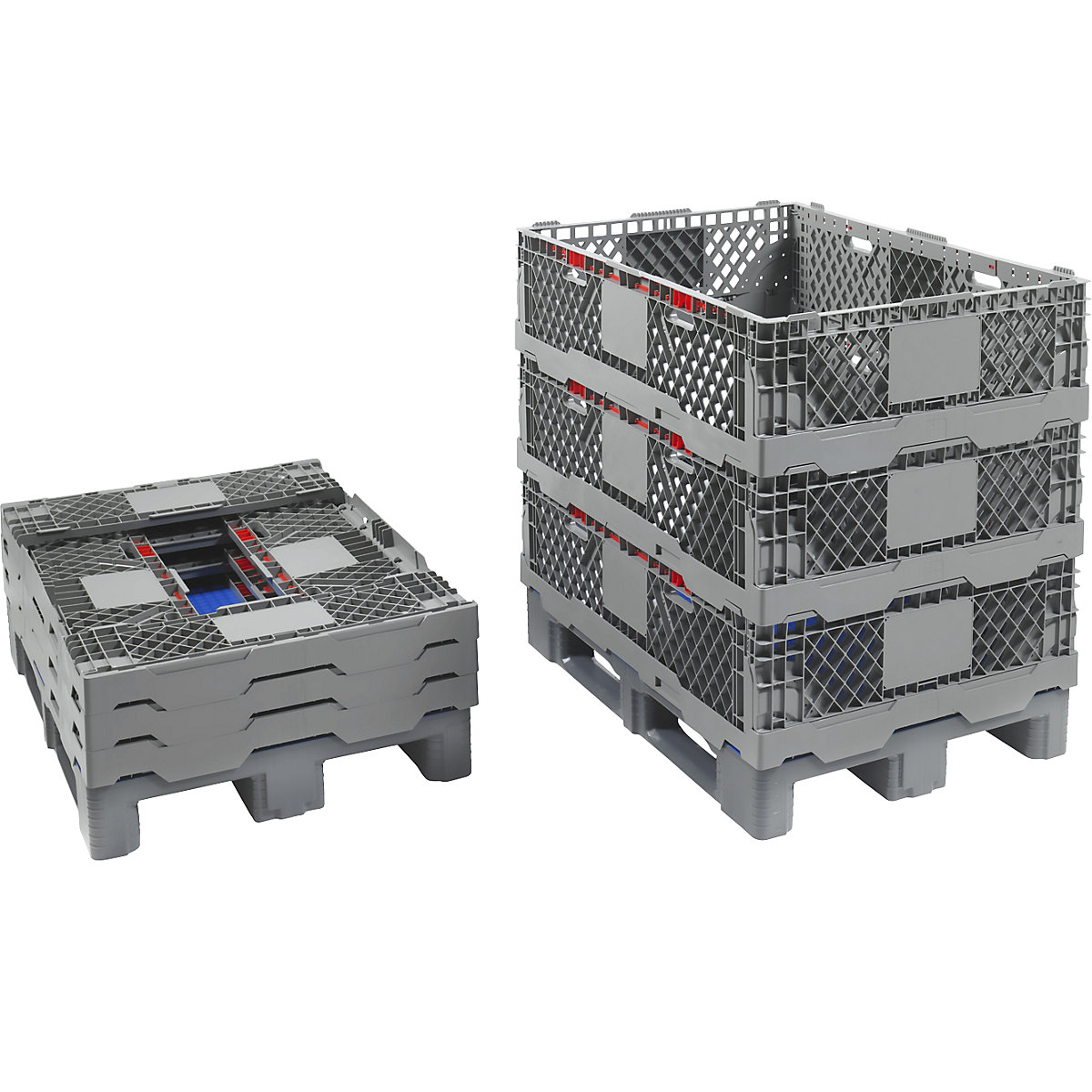 Pallet collar, HDPE, perforated – ratioform (Product illustration 8)-7