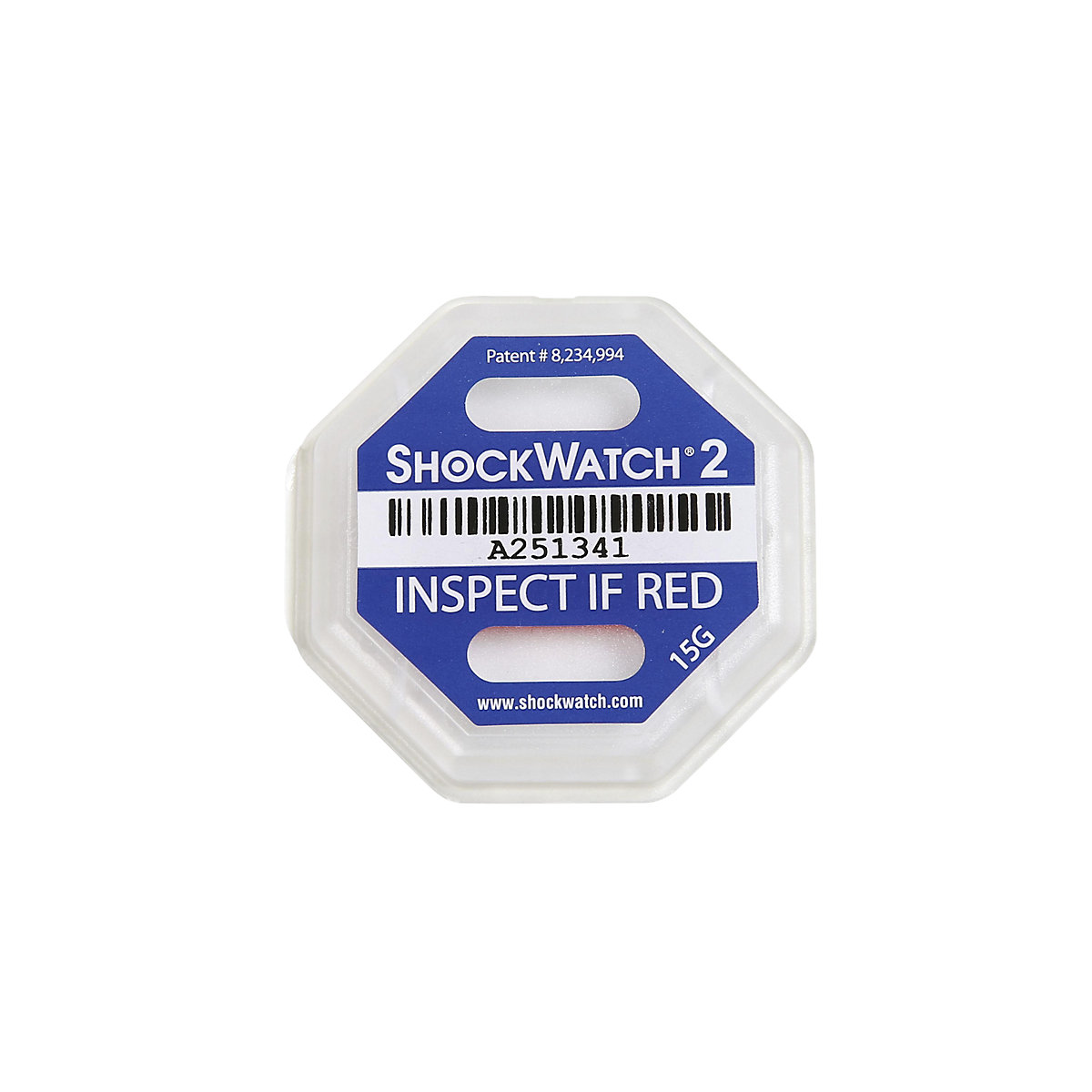 Shockwatch® 2 impact indicators, incl. label, pack of 100, blue-3