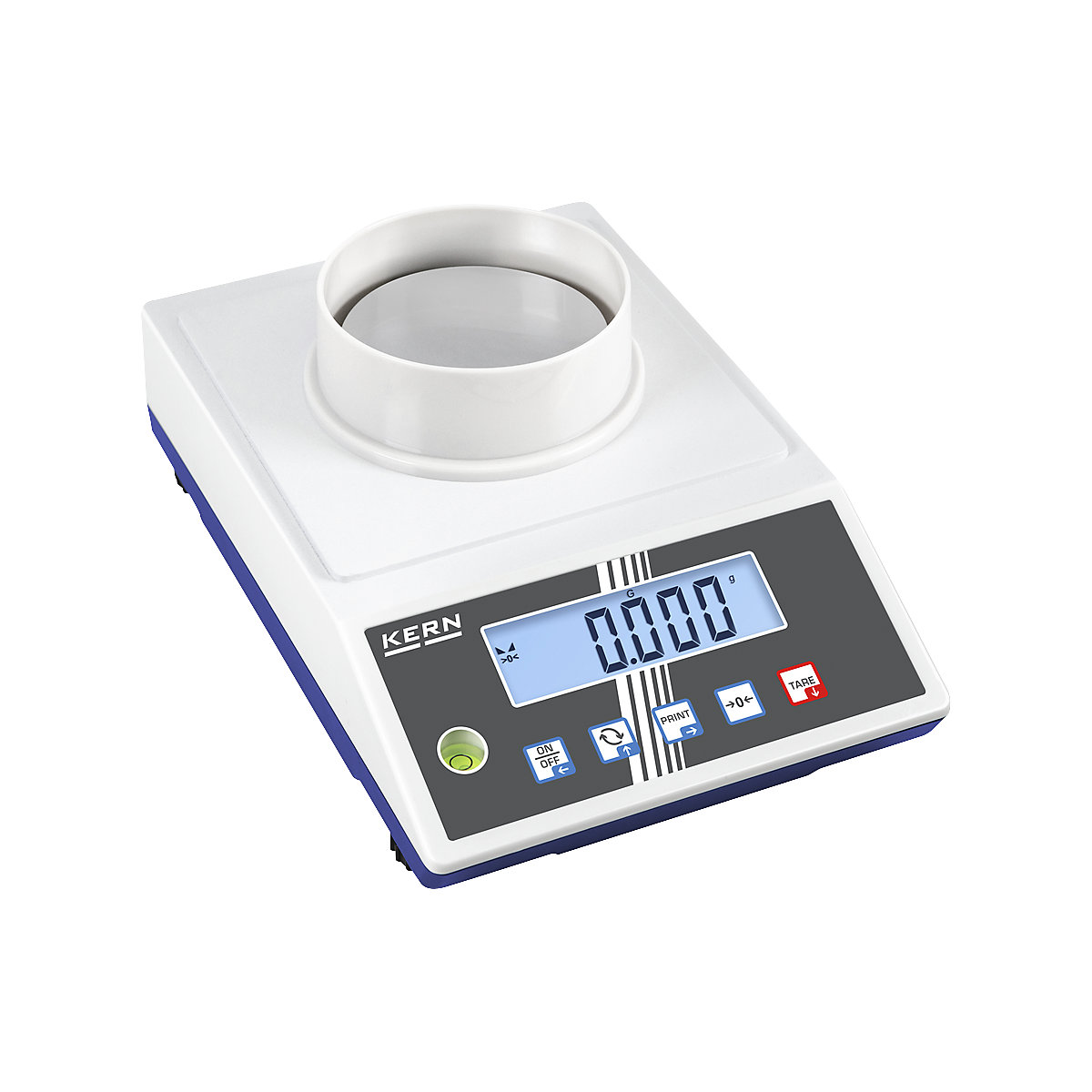 IoT-Line compact laboratory scales, ring shaped wind guard, weighing range up to 0.2 kg, read-out accuracy 0.001 g, weighing plate Ø 82 mm-1