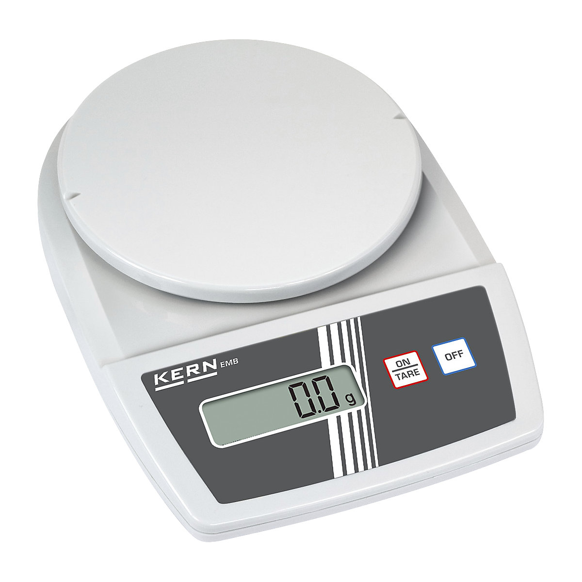Laboratory scales – KERN, 2 button operation, weighing range up to 500 g, read-out accuracy 0.1 g, weighing plate 150 mm-2
