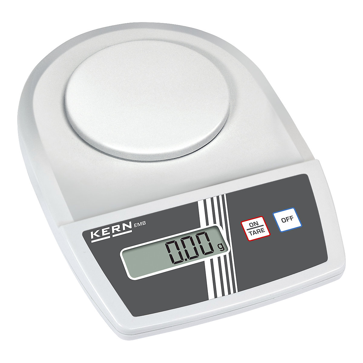 Laboratory scales – KERN, 2 button operation, weighing range up to 600 g, read-out accuracy 0.01 g, weighing plate 105 mm-3