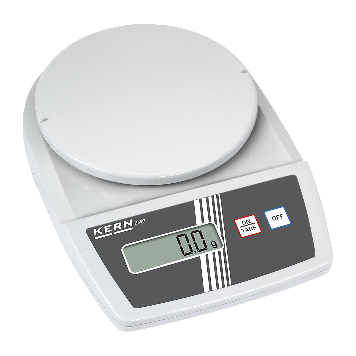 Laboratory scales – KERN, 2 button operation, weighing range up to 1000 g, read-out accuracy 0.01 g, weighing plate 150 mm-1