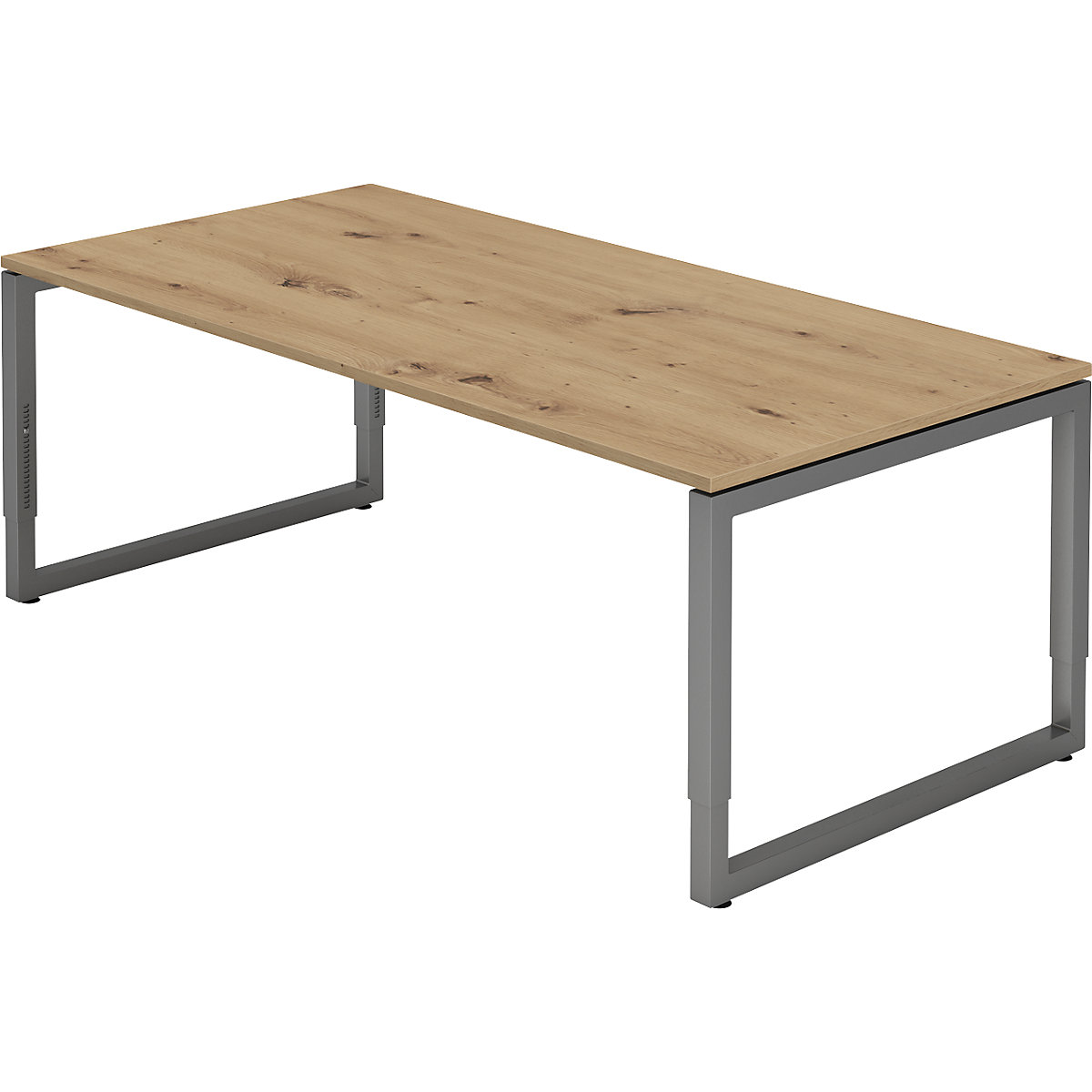 Scrivania con telaio in tubo a sezione quadrata - eurokraft pro