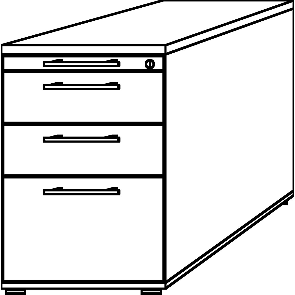 Cassettiera fissa – eurokraft pro (Foto prodotto 9)-8