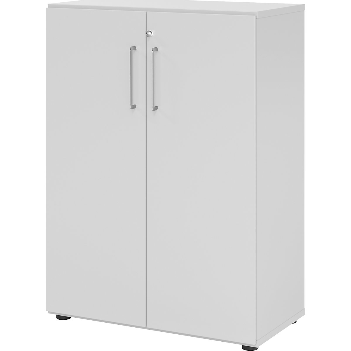Szafa biurowa VERA-ZWO, wys. x szer. x głęb. 1100 x 800 x 420 mm, 2 półki, jasnoszara