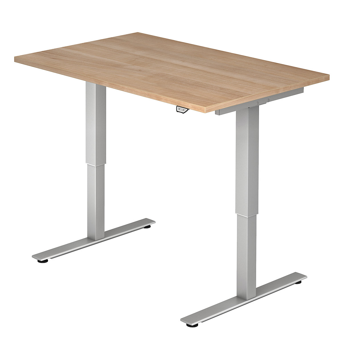 UPLINER Birou, reglabil electric pe înălțime, lăț. x ad. 1200 x 800 mm, decor nuc