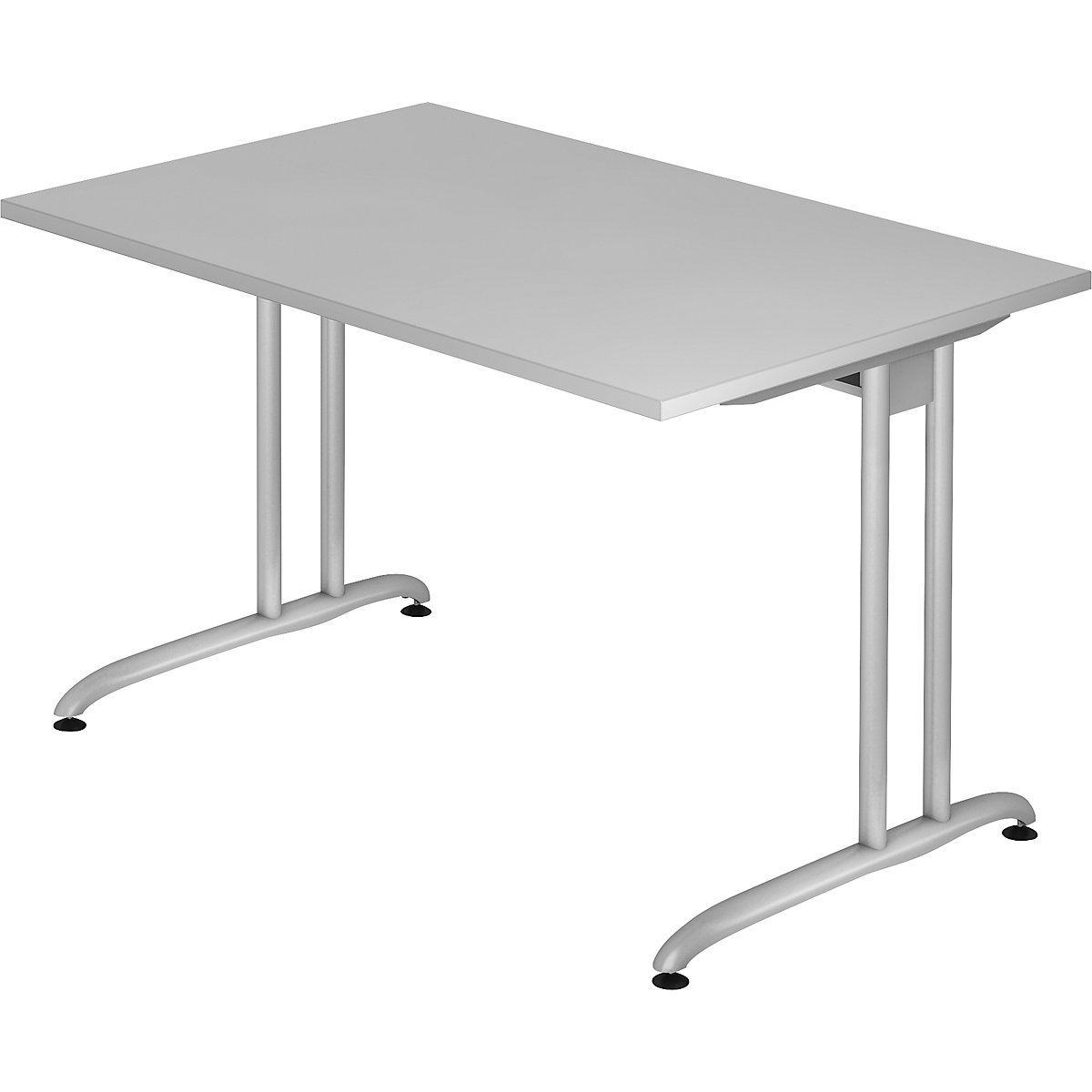 Pisalna miza BIANCA, širina 1200 mm, svetlo siva-5