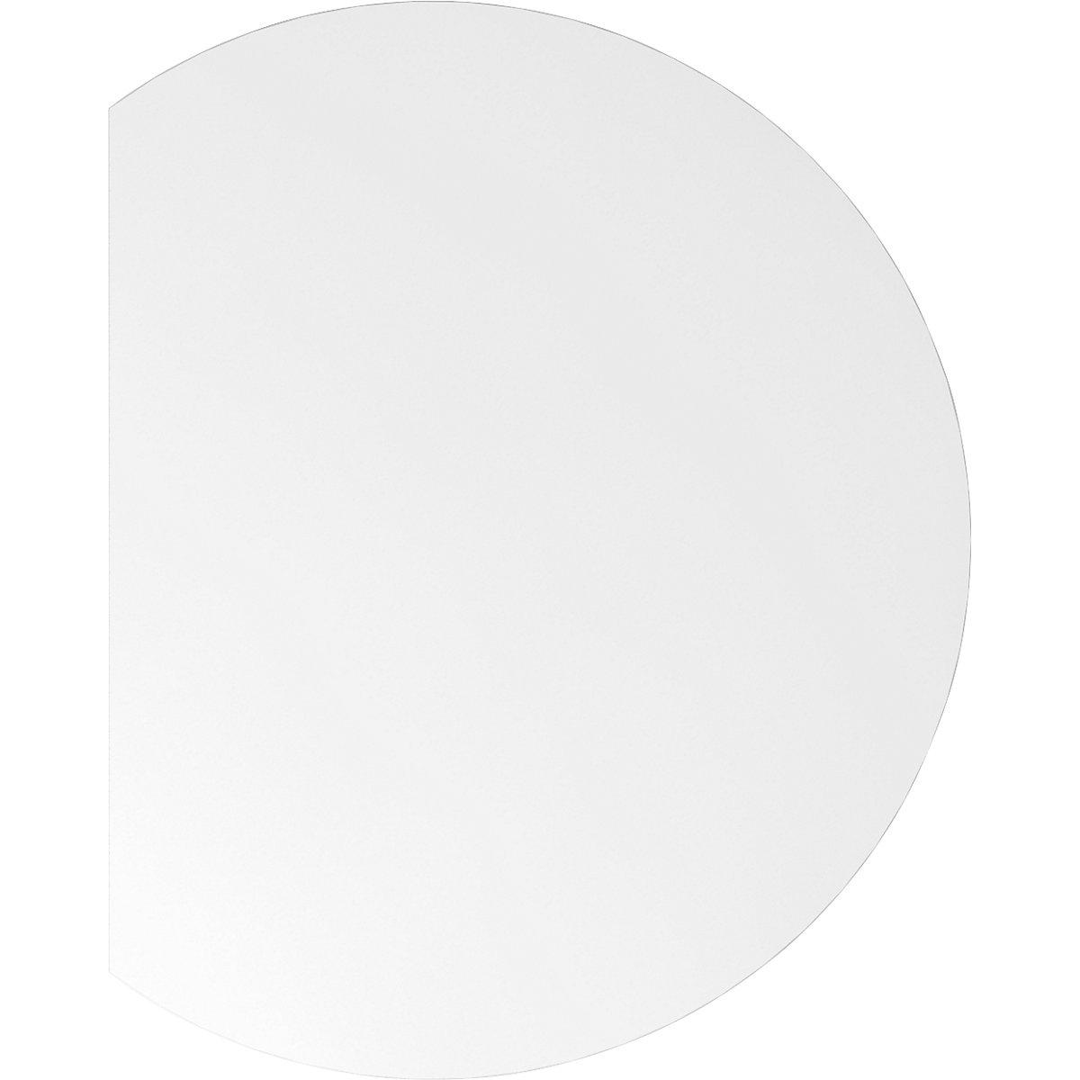 Dogradni stol VERA-ZWO, s mogućnošću namještanja visine, ŠxD 800 x 1000 mm, ploča u bijeloj boji, postolje u aluminij srebrnoj boji-6