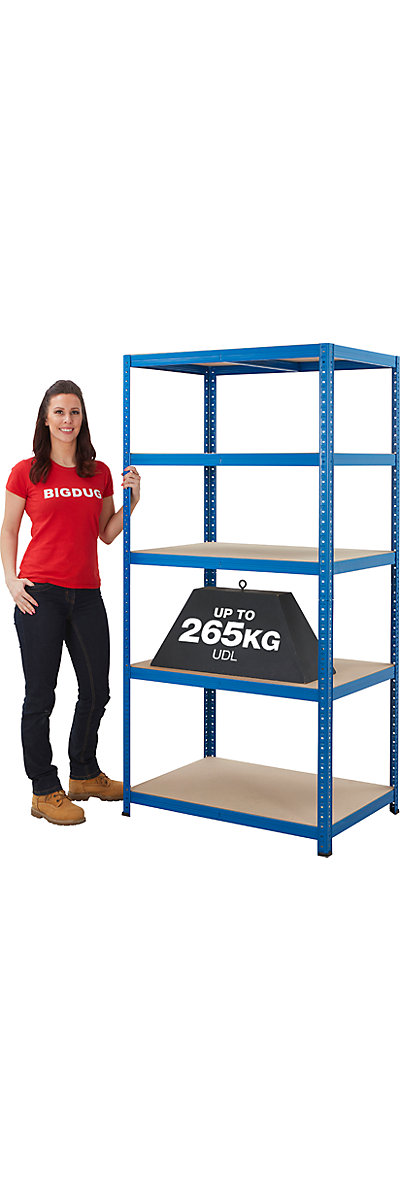 BiGDUG Essentials 265kg Shelving