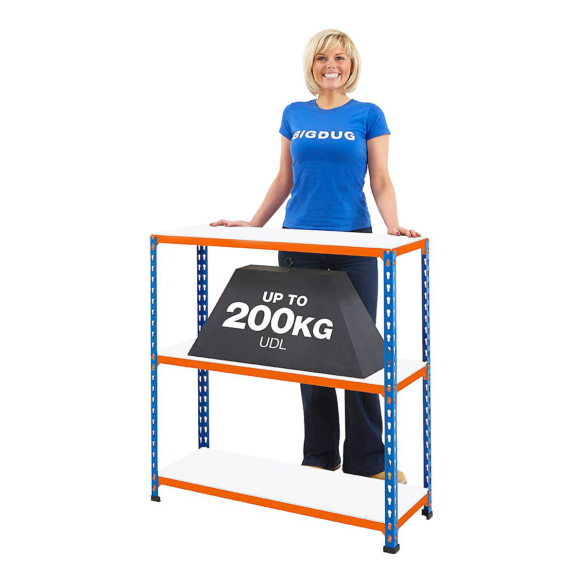 BiG200 915mm High Shelving