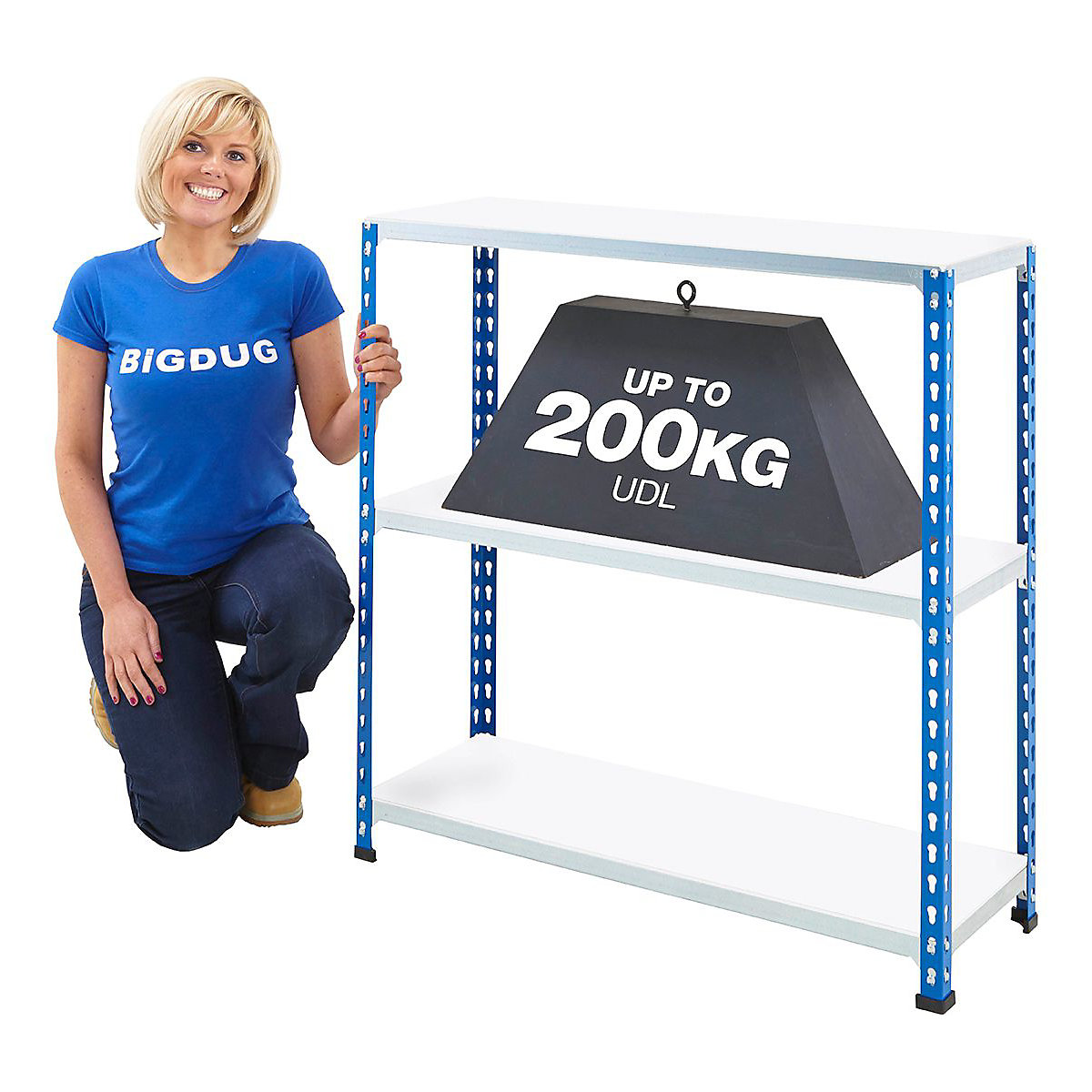BiG200 915mm High Shelving