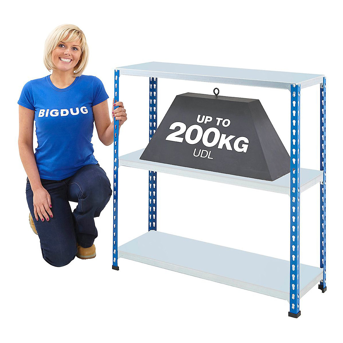 BiG200 915mm High Shelving