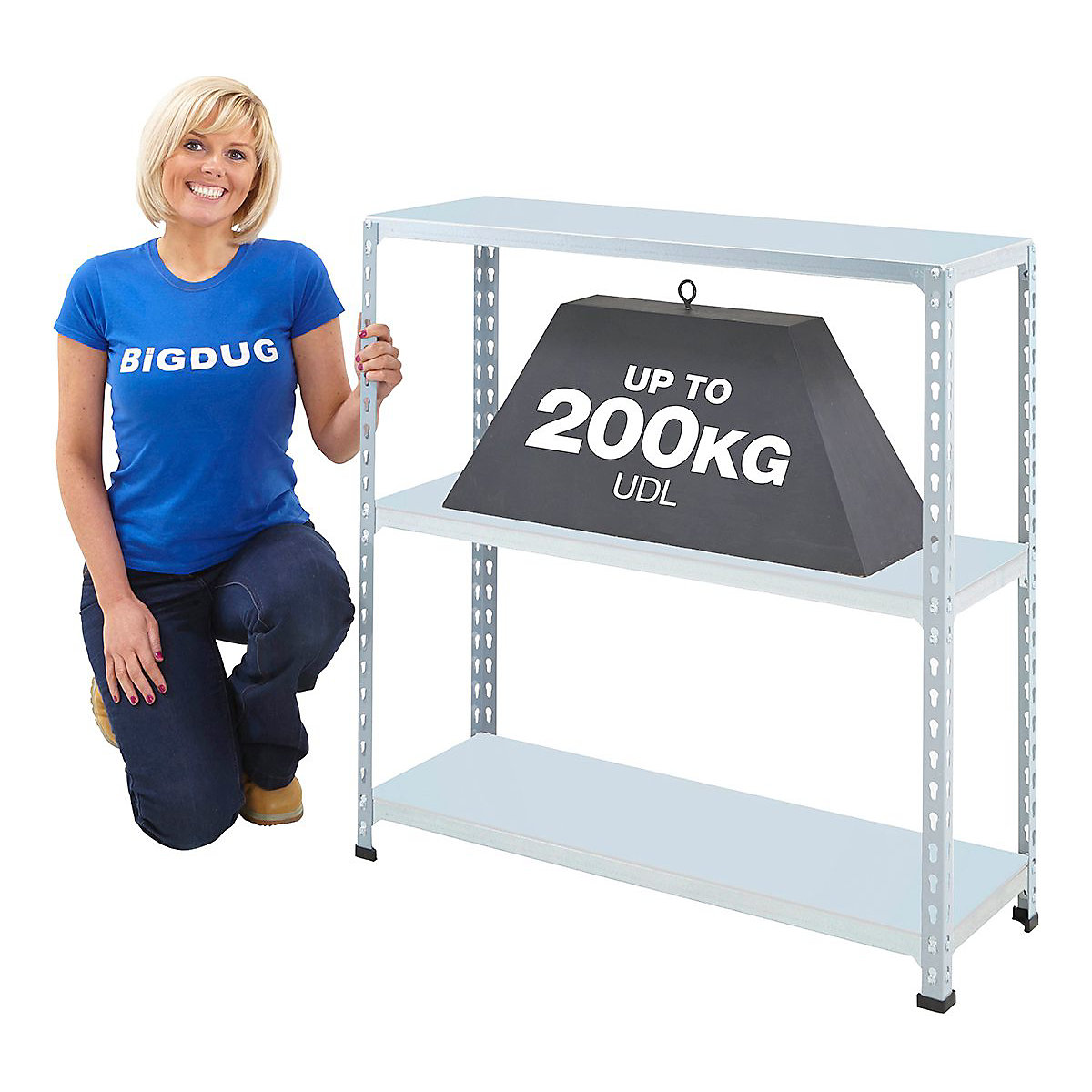 BiG200 915mm High Shelving
