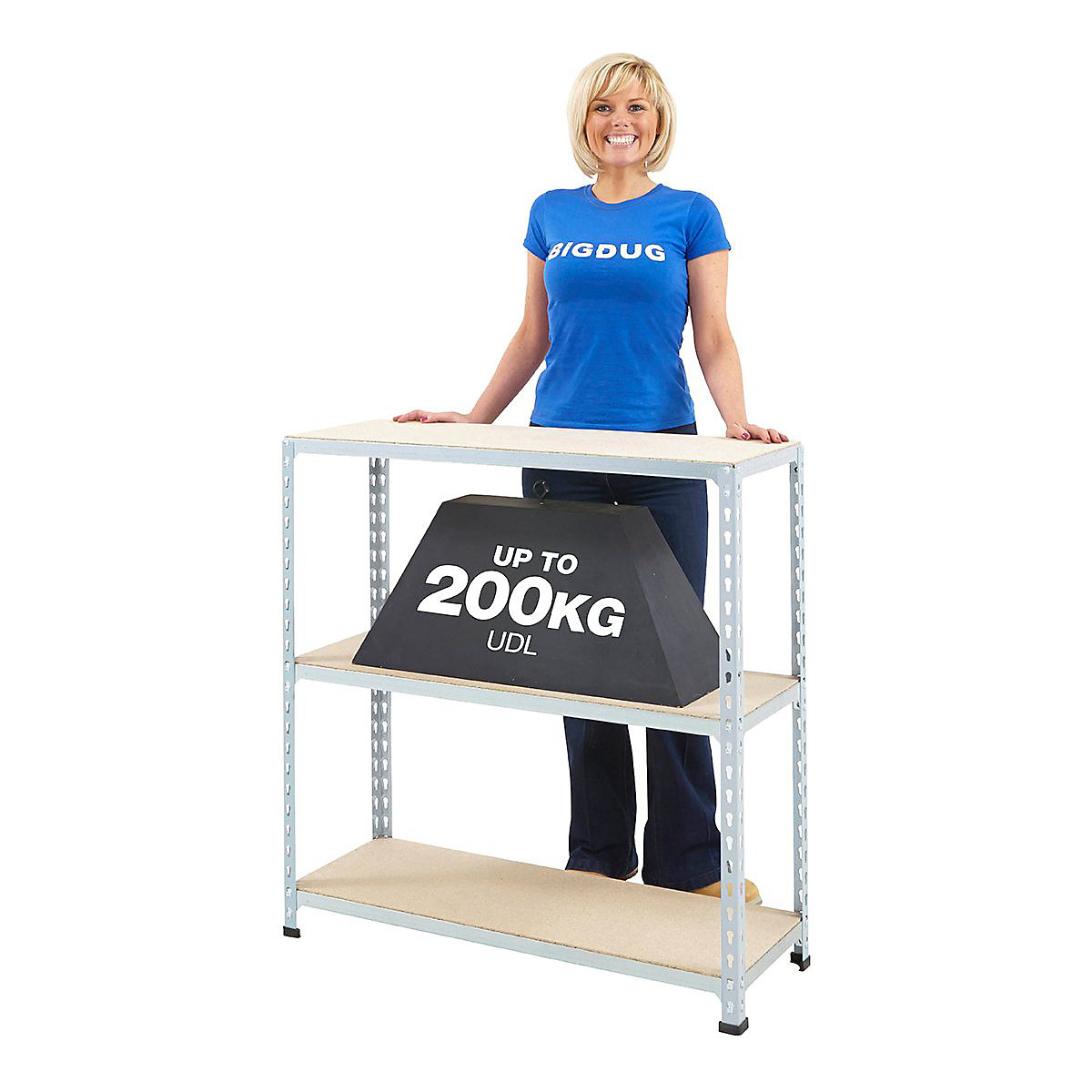 BiG200 915mm High Shelving