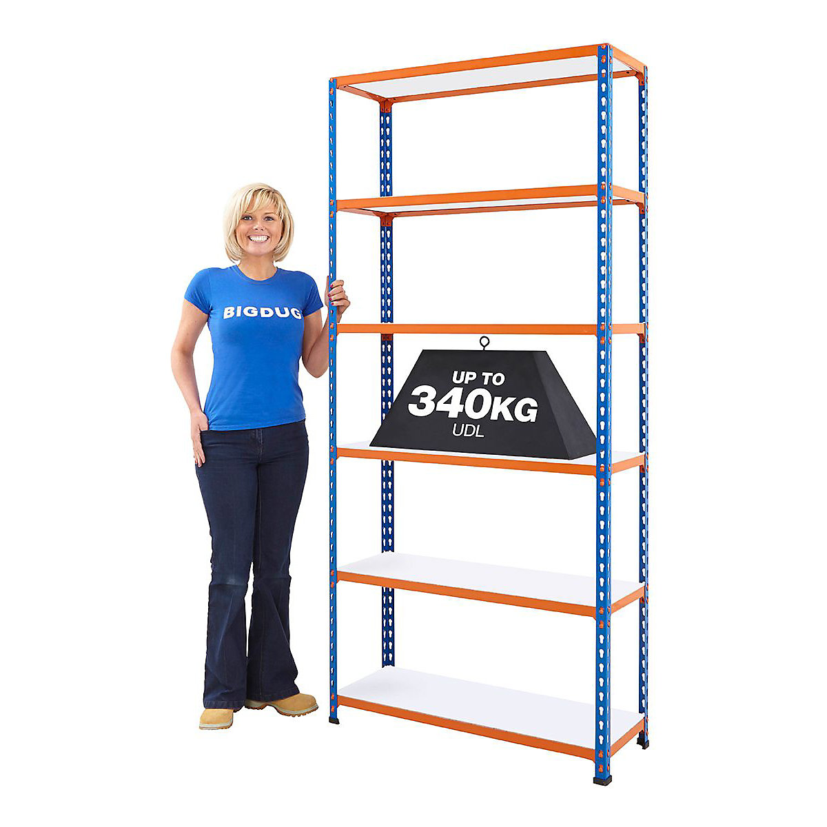 BiG340 1980mm High Shelving