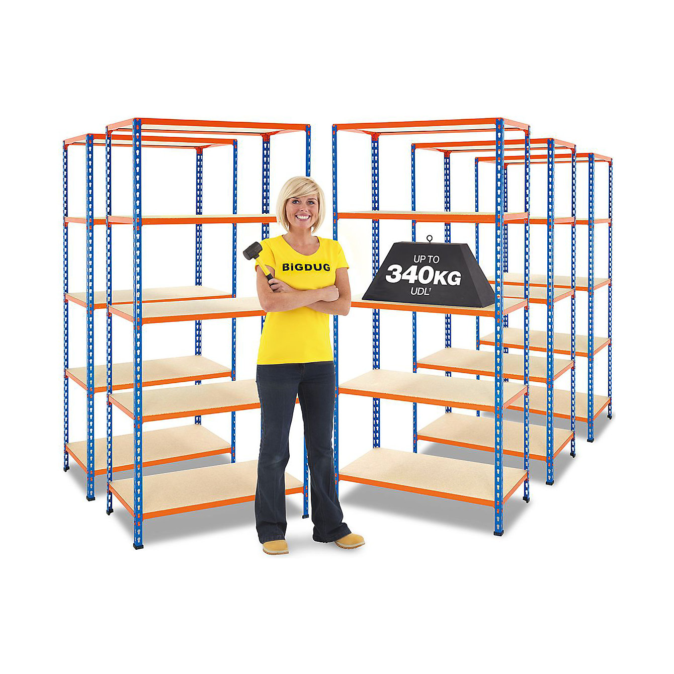 BiG340 Shelving | BiGDUG Storage Shelves | BiGDUG | BiGDUG