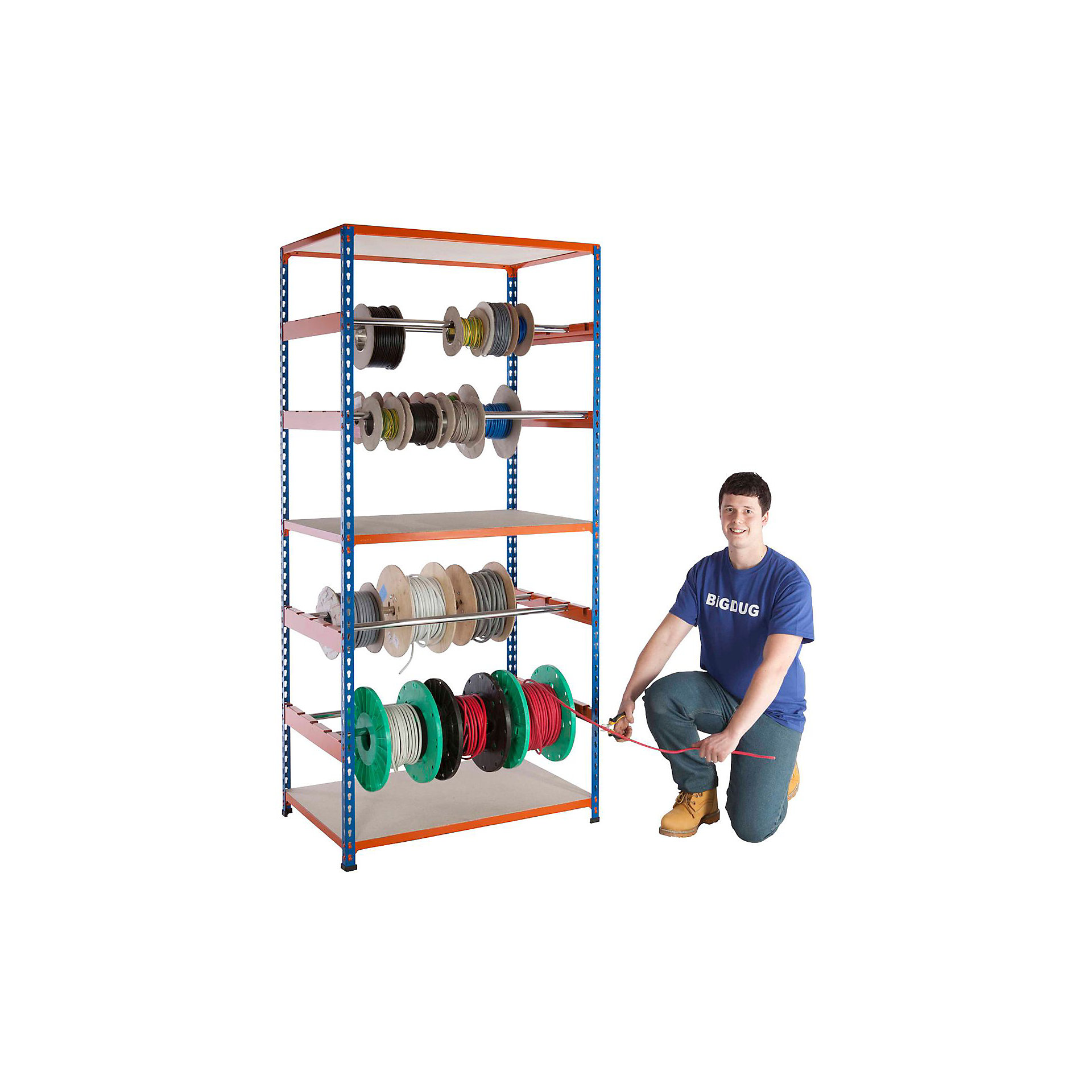 Wl Racking Handle Rel BiG340 Medium Duty Cable Reel Racking | BiGDUG