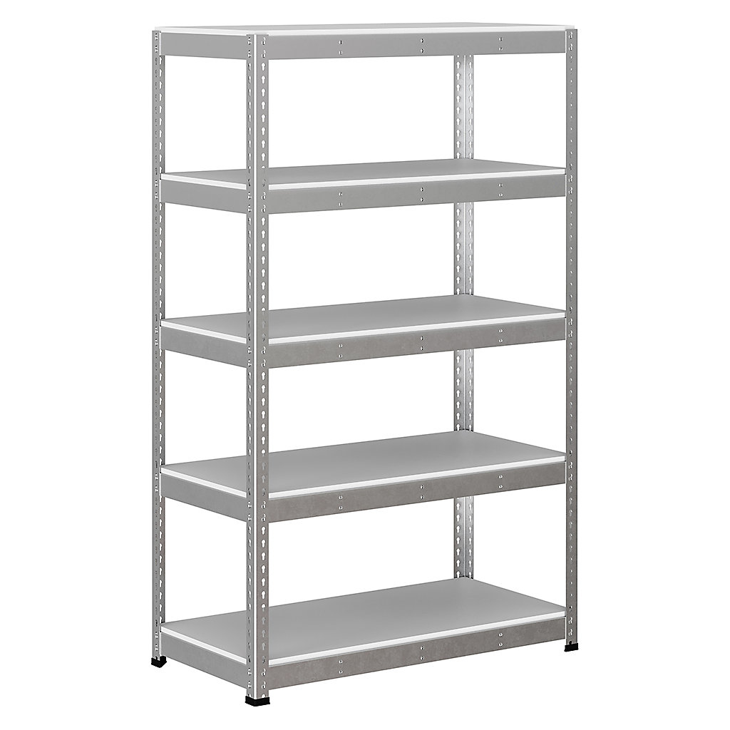 Small Silver Racking BiG400 1980mm High Racking | 4 & 5 Level Shelving | BiGDUG