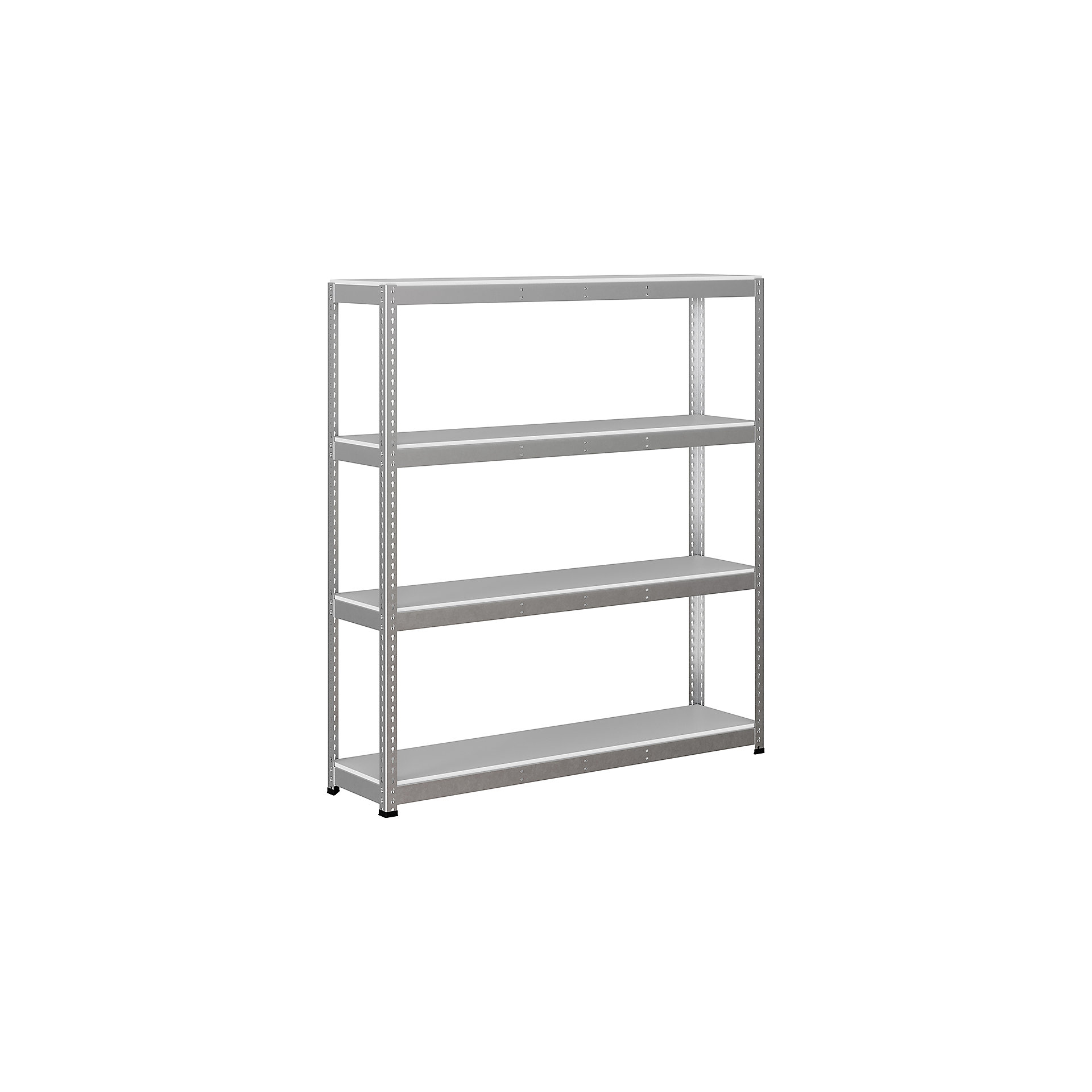 Small Silver Racking BiG400 1980mm High Racking | 4 & 5 Level Shelving | BiGDUG